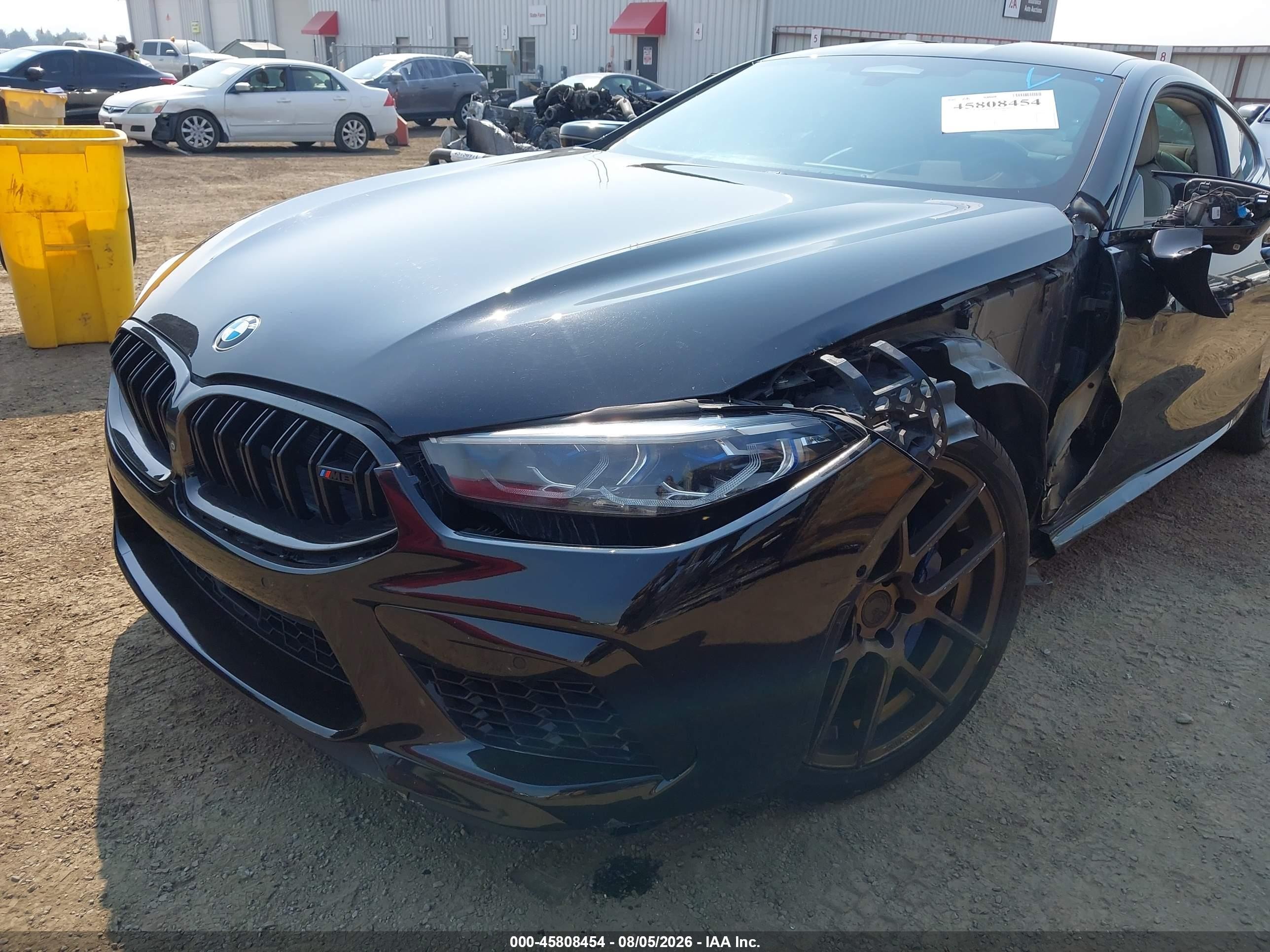 2020 BMW M8 VIN WBSAE0C00LCD15431 IAAI salvage auction — Side, Bill Of Sale (Washington), sold $23,500 on 2026-09-13 (photo 6)