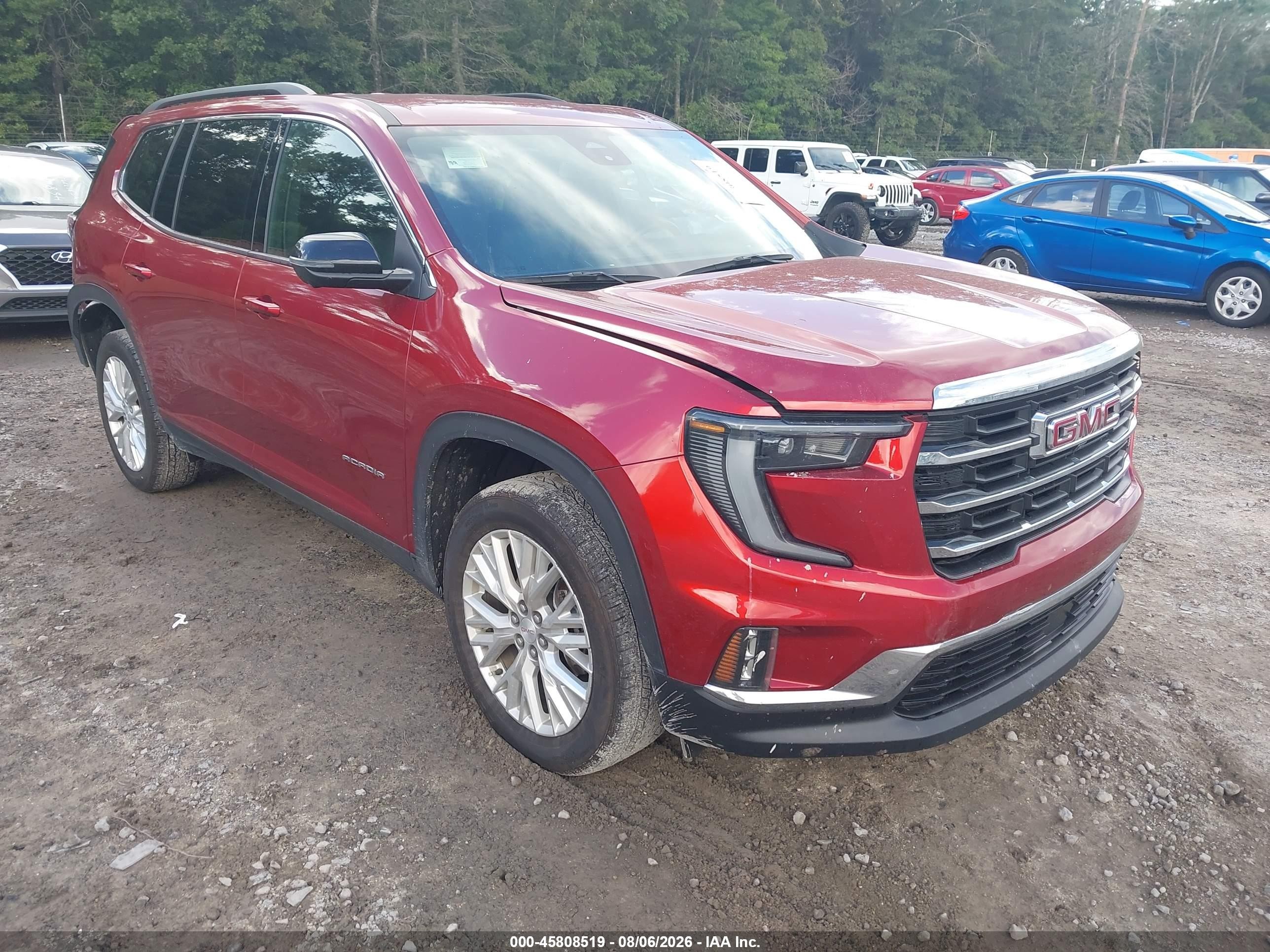 2024 GMC Acadia VIN 1GKENKKS7RJ221401 — IAAI salvage auction photo