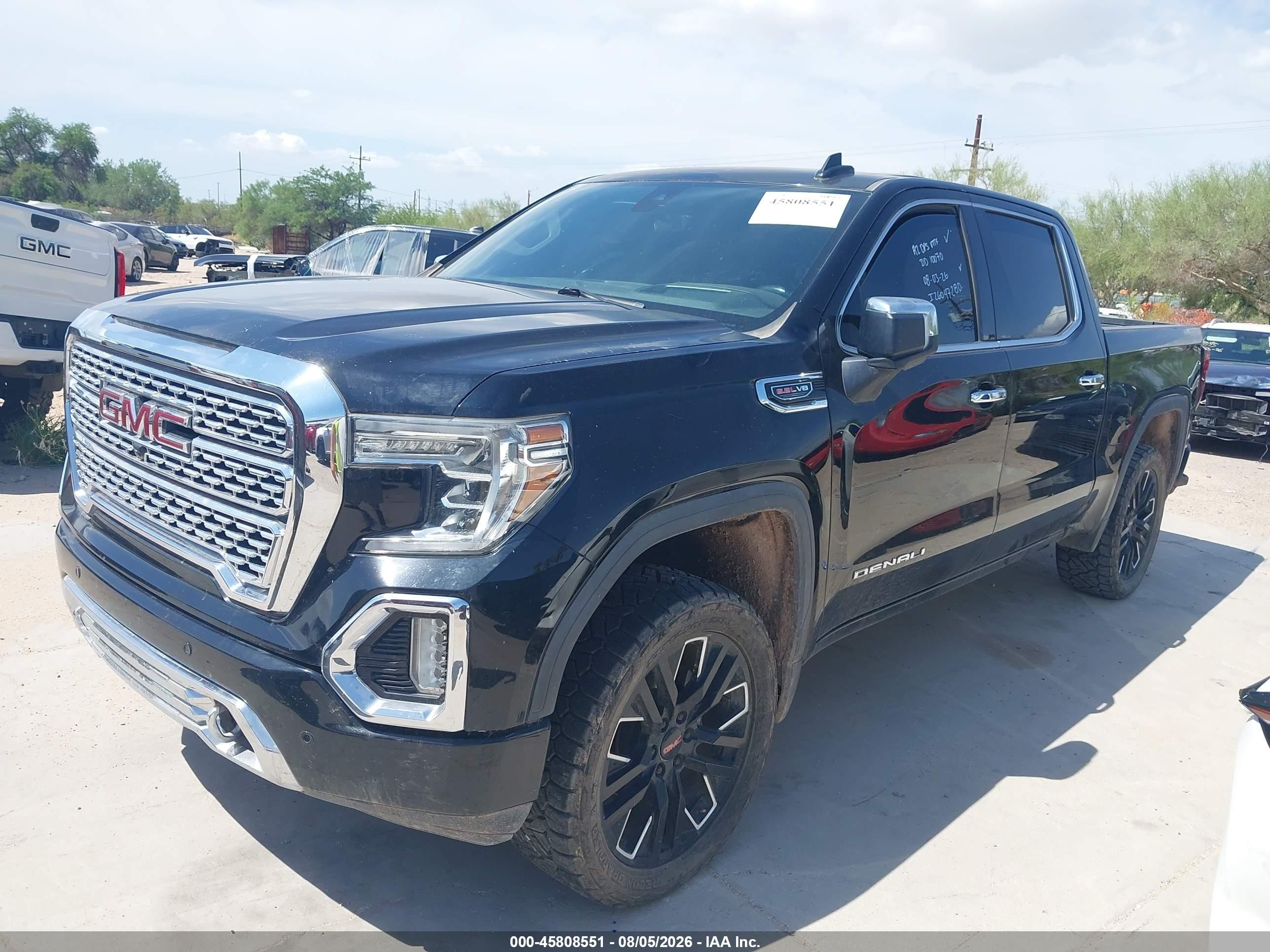 2020 Gmc SIERRA VIN 3GTU9FEL1LG264566 IAAI salvage auction — Theft, Salvage (Arizona), sold $15,425 on 2026-08-13 (photo 2)
