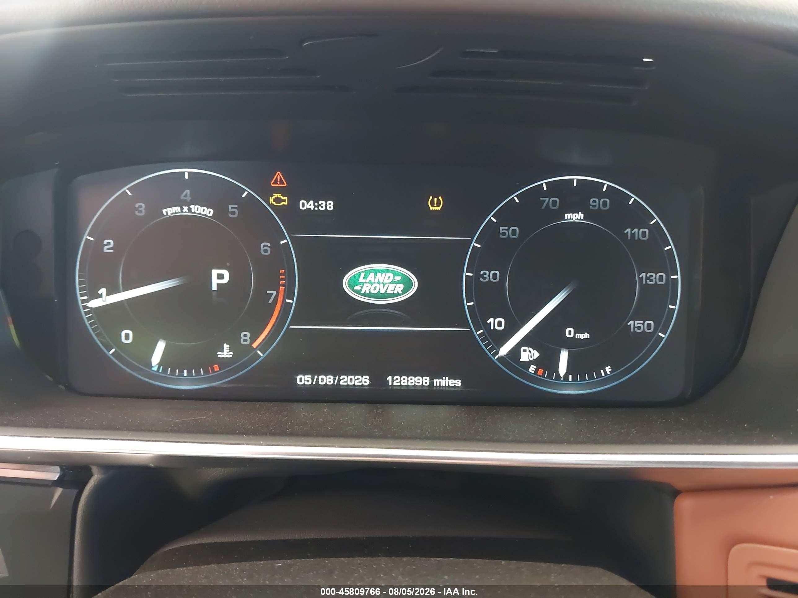 2015 Land rover Range rover sport VIN SALWR2VF3FA618949 IAAI salvage auction — Front End, Bill Of Sale (Washington), sold $4,750 on 2026-09-02 (photo 7)