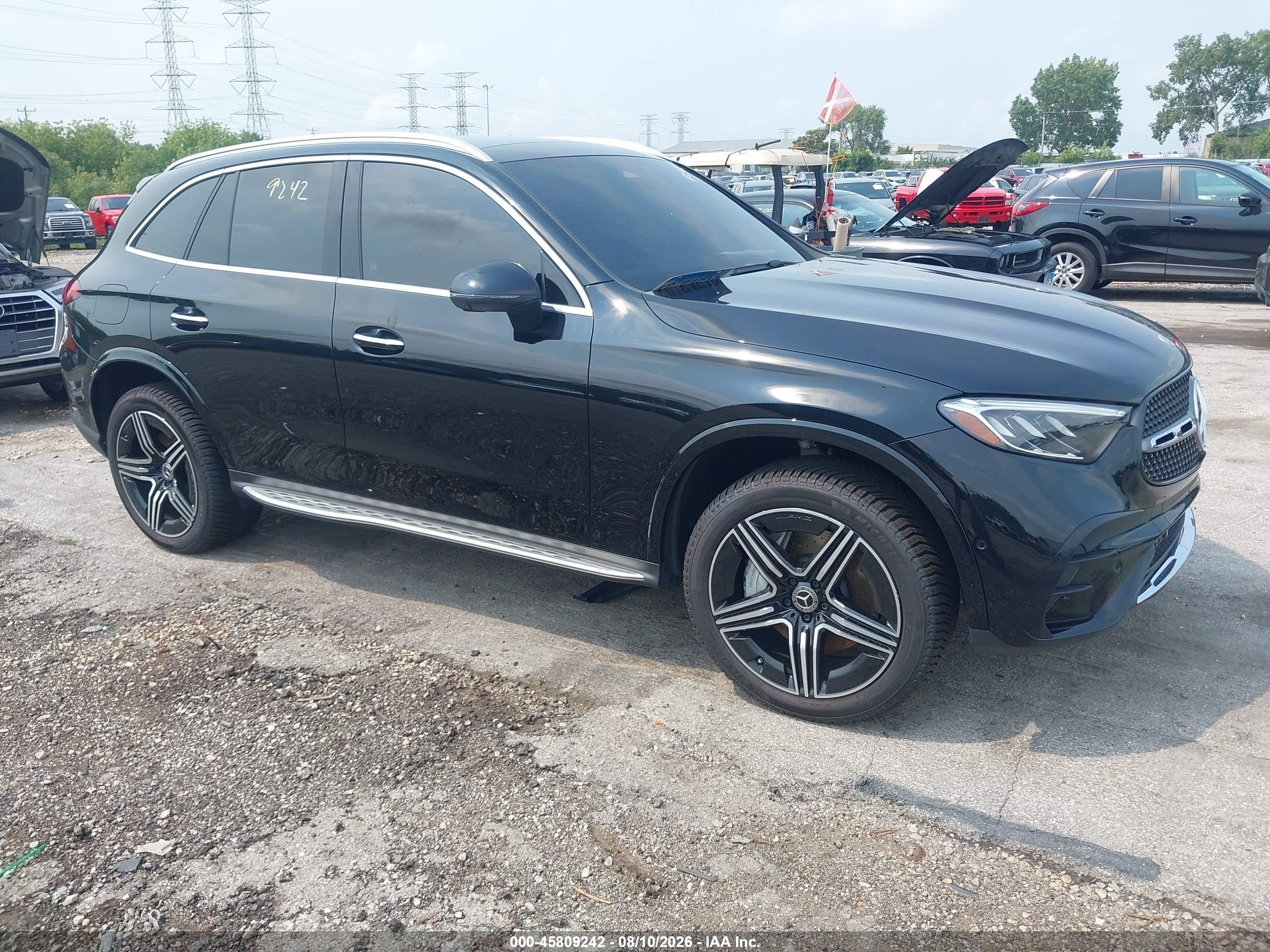 2025 Mercedes-Benz GLC-Class VIN W1NKM5GB6SF243192 — IAAI salvage auction photo