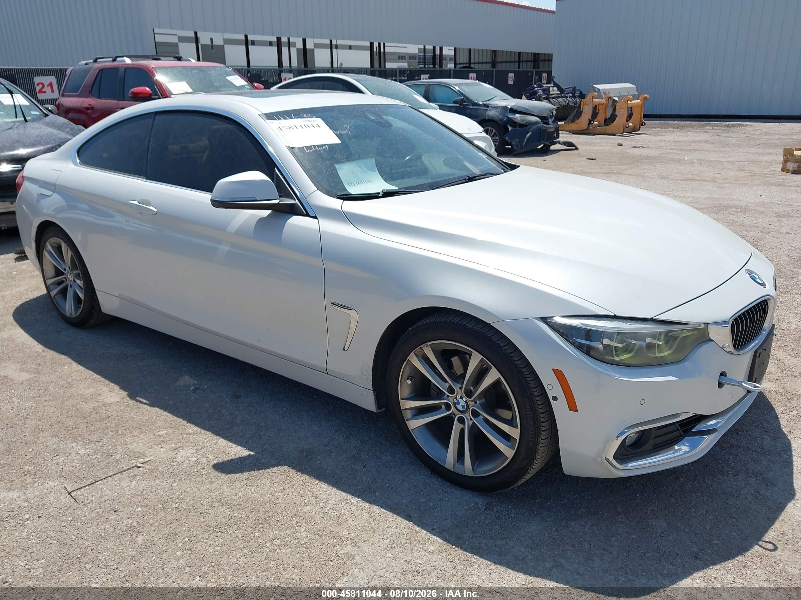2018 BMW 4 Series VIN WBA4W3C54JAB87327 — IAAI salvage auction photo