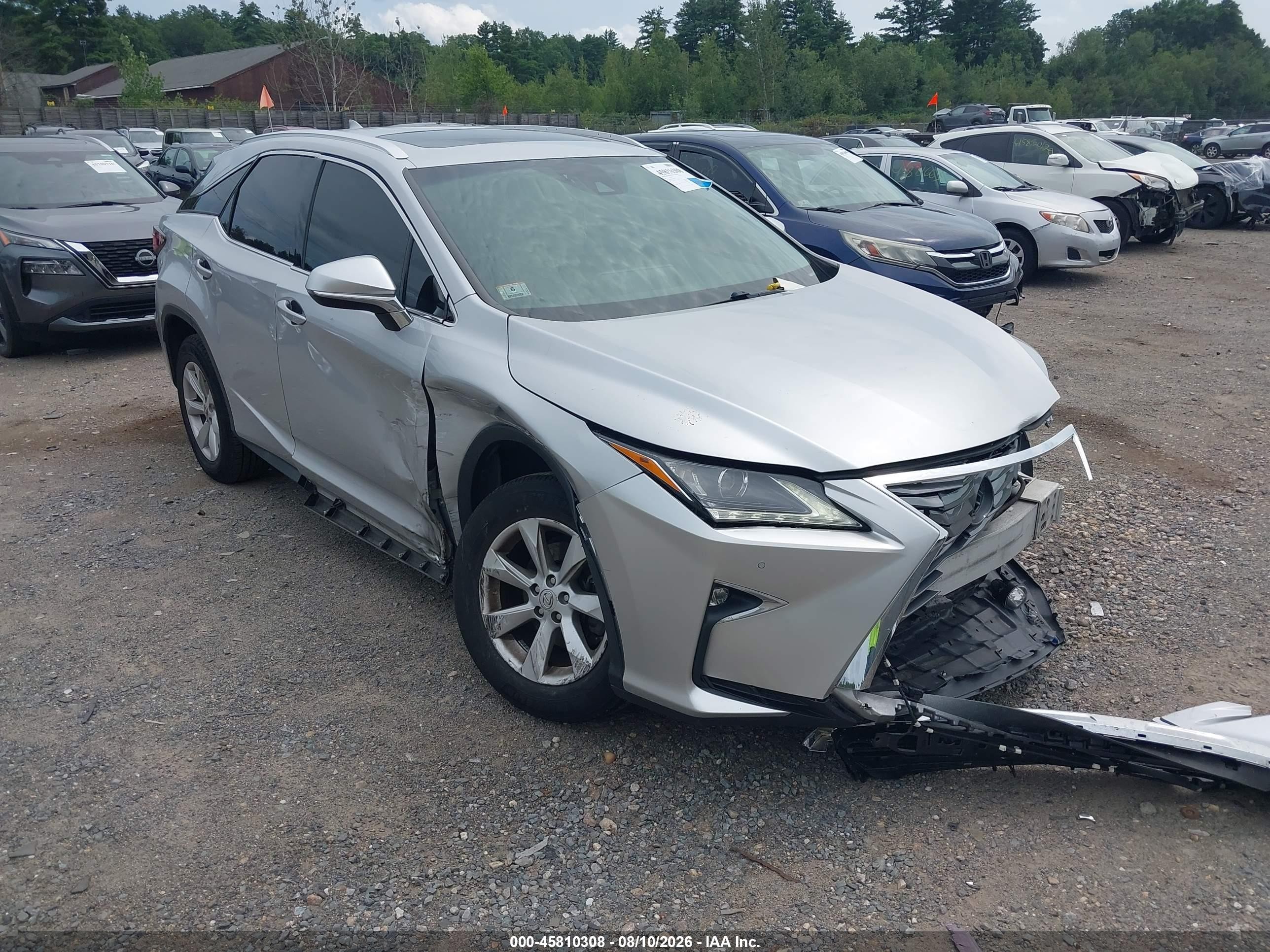 2016 Lexus RX 350 VIN 2T2BZMCA1GC010252 — IAAI salvage auction photo
