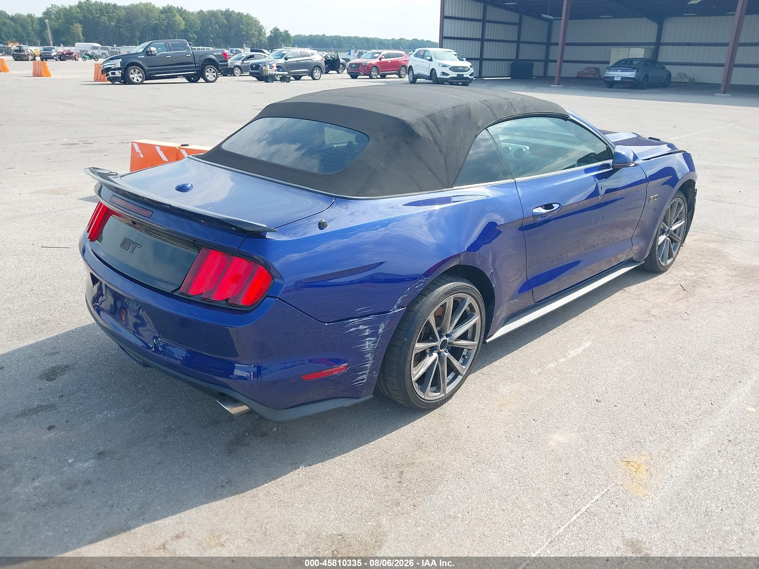 2015 Ford Mustang VIN 1FATP8FFXF5323802 IAAI salvage auction — Front End, Clear (Indiana), sold $7,600 on 2026-09-04 (photo 4)