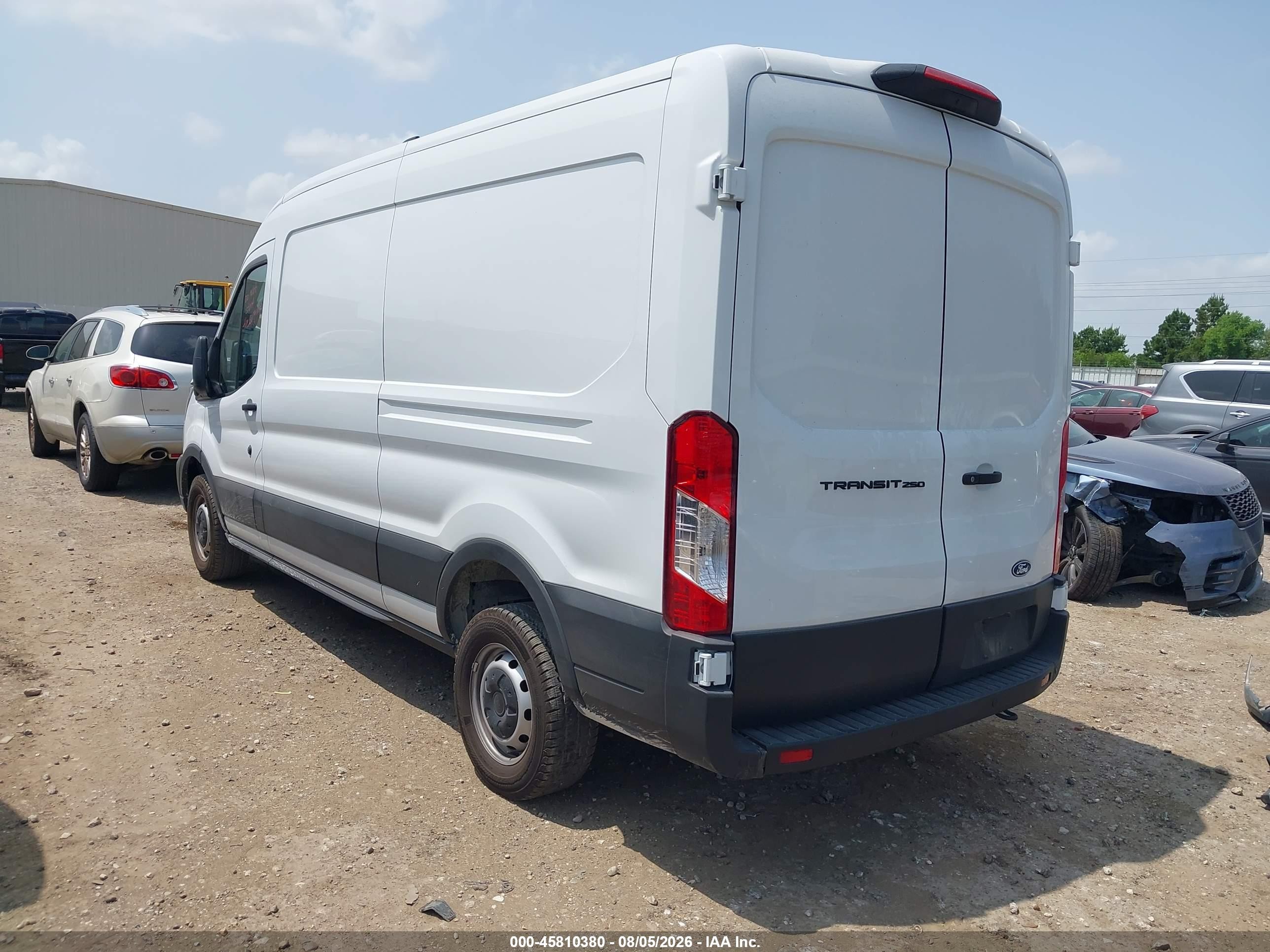 2026 Ford Transit VIN 1FTBR1C89TKA74211 IAAI salvage auction — Unknown, Enterprise Vehicles Clear Only (Texas), sold $24,600 on 2026-08-12 (photo 3)