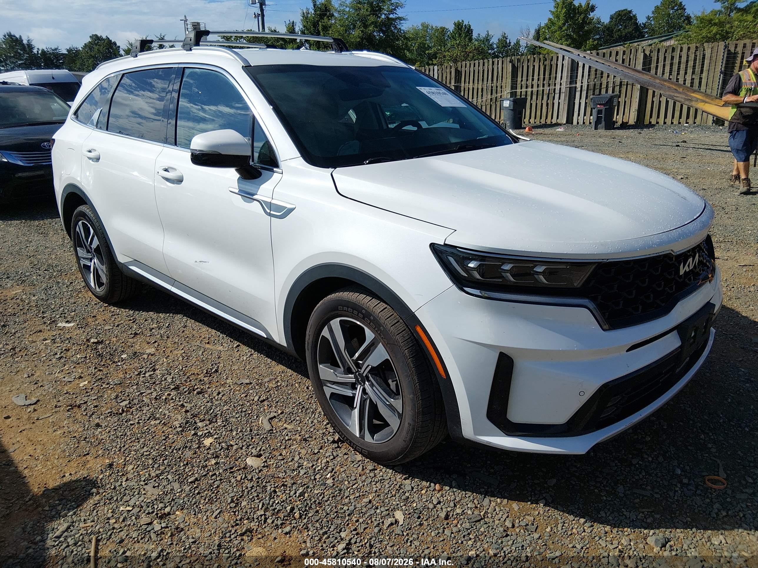 2022 Kia Sorento Hybrid VIN KNDRJDLH0N5064398 — IAAI salvage auction photo