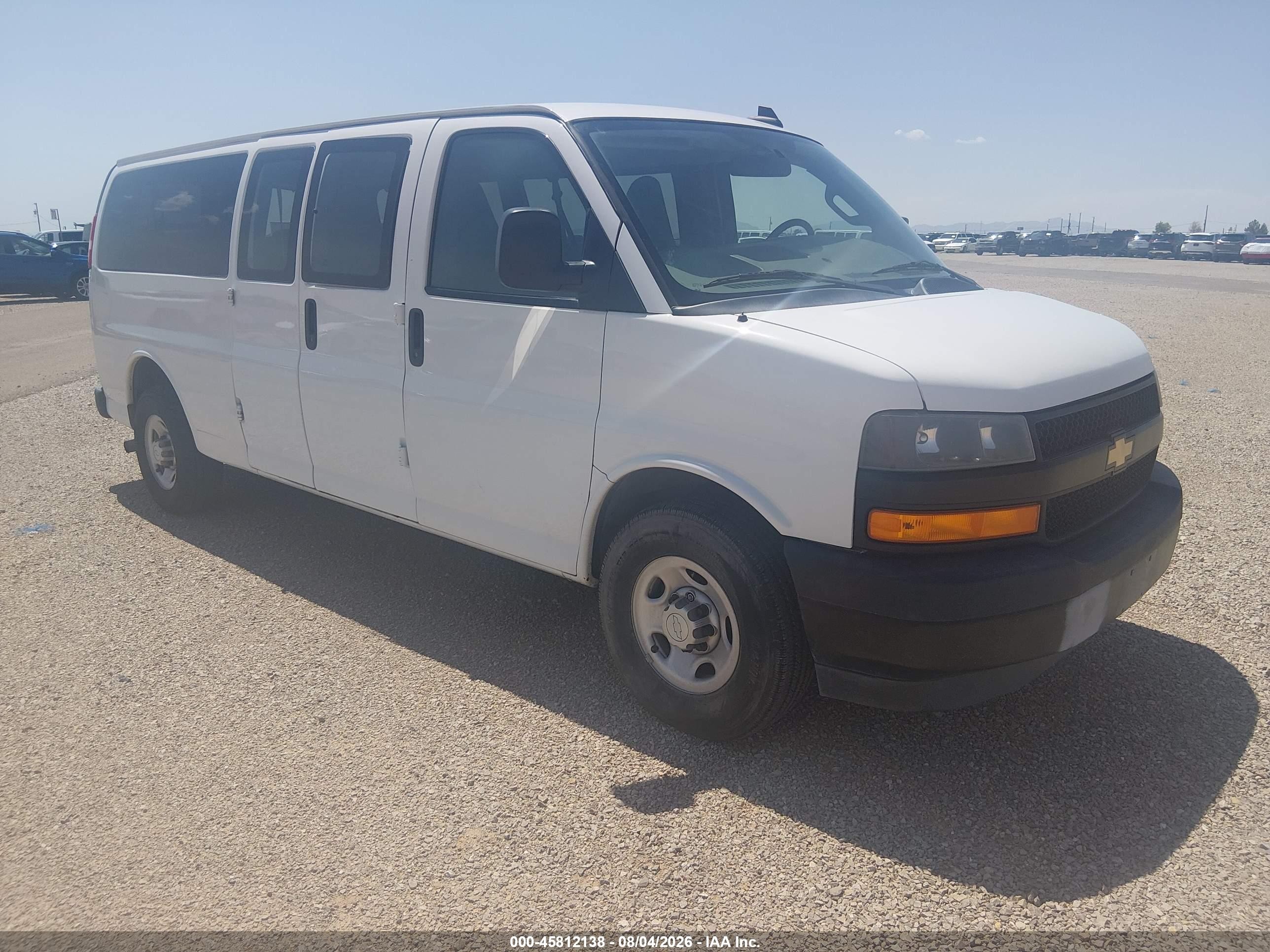 2019 Chevrolet Express 3500 VIN 1GAZGNFG7K1346167 — IAAI salvage auction photo