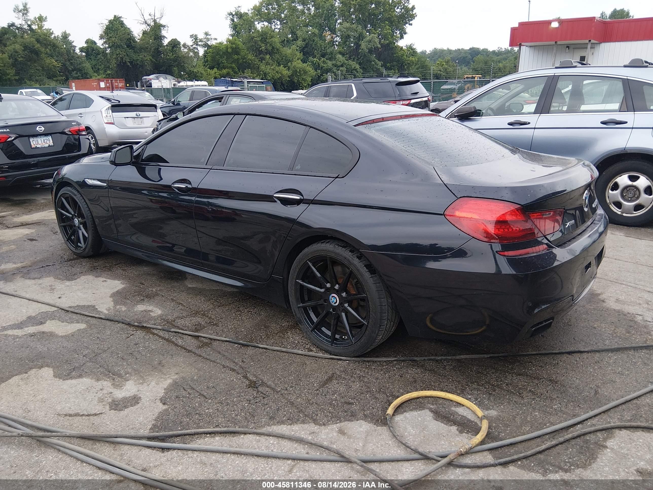2014 BMW 6er VIN WBA6B4C55ED099138 IAAI salvage auction — Front End, Clear (Virginia), sold $2,200 on 2026-09-05 (photo 3)