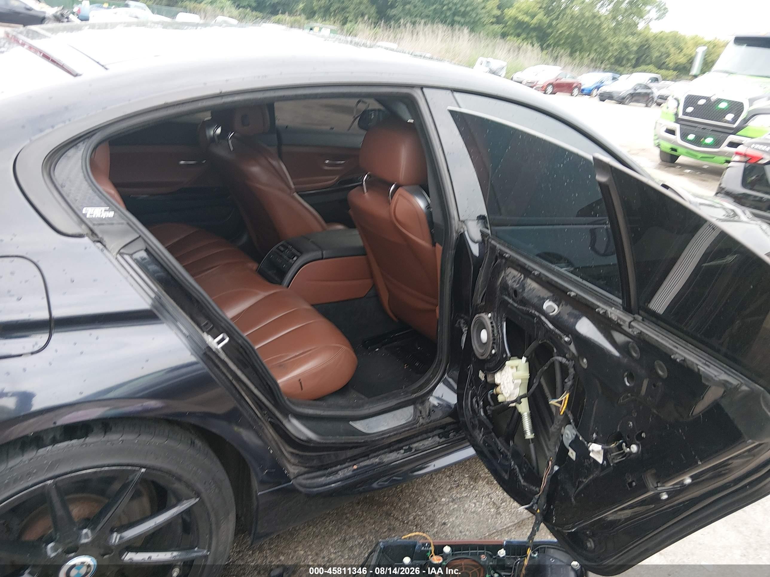 2014 BMW 6er VIN WBA6B4C55ED099138 IAAI salvage auction — Front End, Clear (Virginia), sold $2,200 on 2026-09-05 (photo 8)