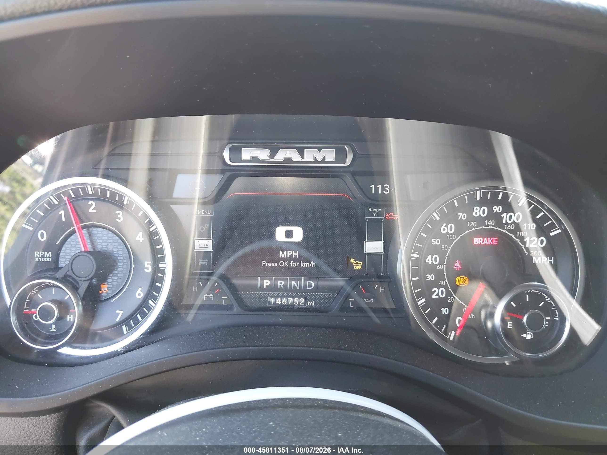 2022 Ram 1500 VIN 1C6SRFJT7NN285906 IAAI salvage auction — Unknown, Salvage (Pennsylvania), sold $11,700 on 2026-09-12 (photo 7)