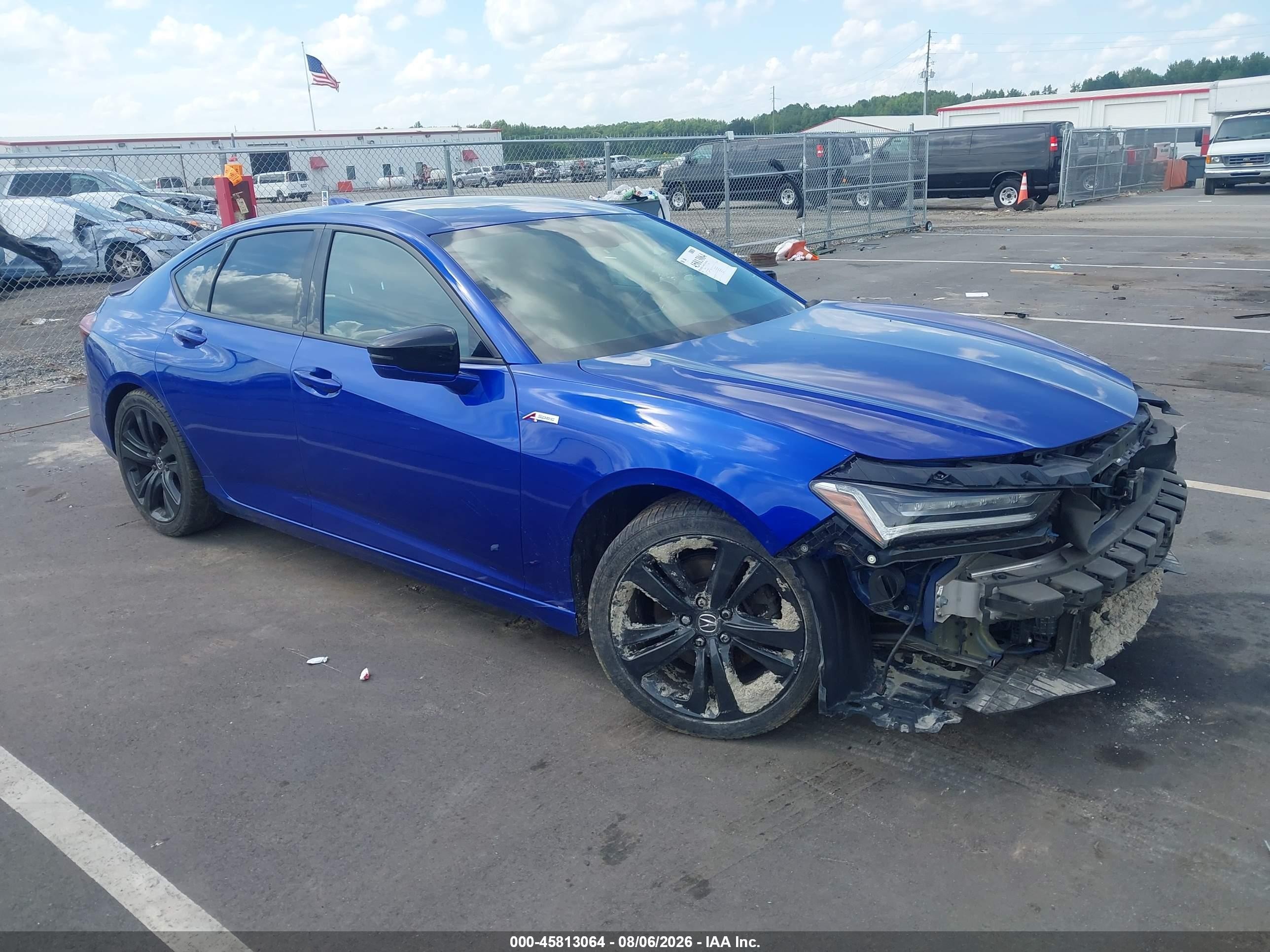 2021 Acura TLX VIN 19UUB5F50MA012968 — IAAI salvage auction photo