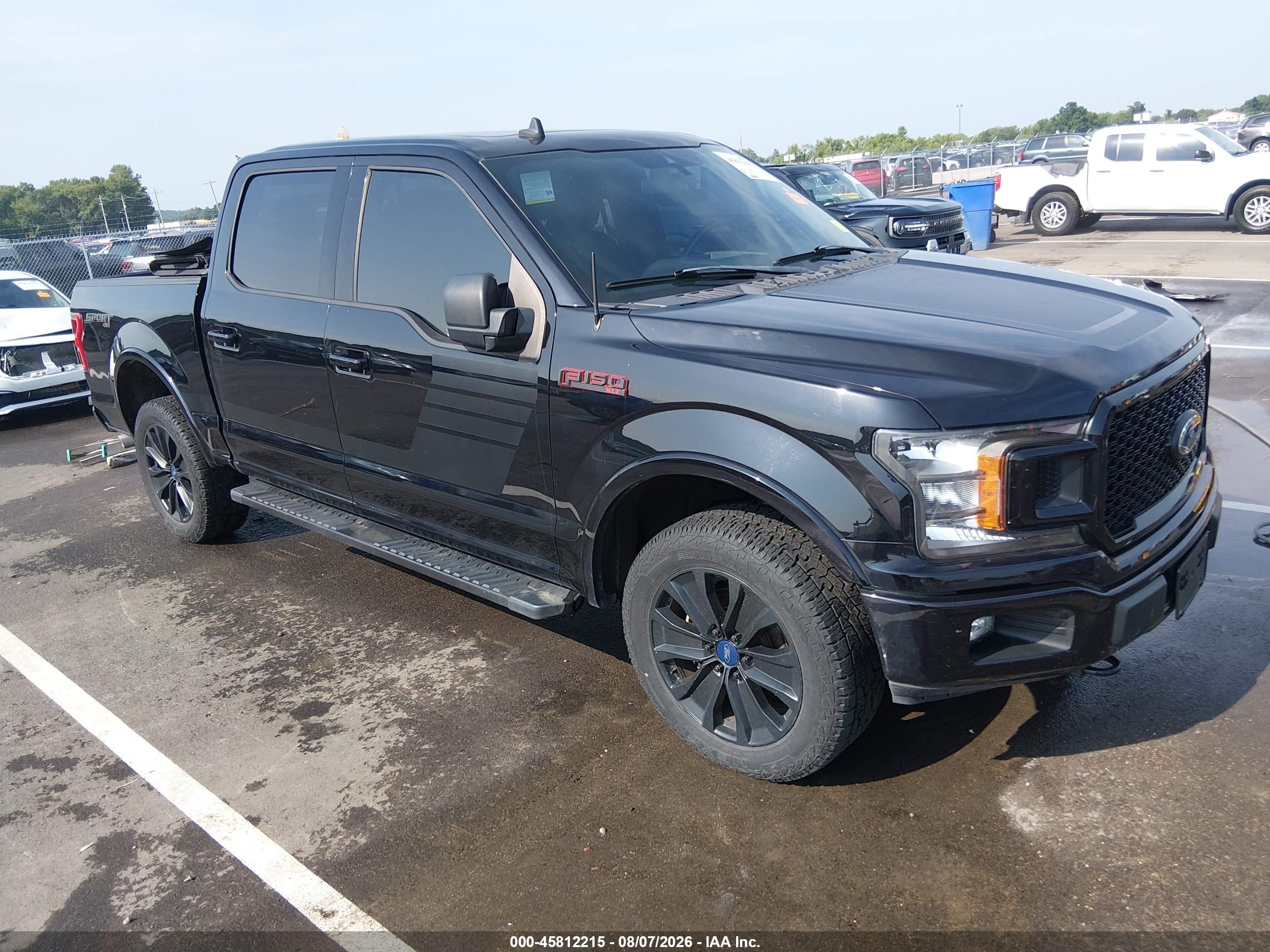 2020 Ford F-150 VIN 1FTEW1E41LFB07307 — IAAI salvage auction photo
