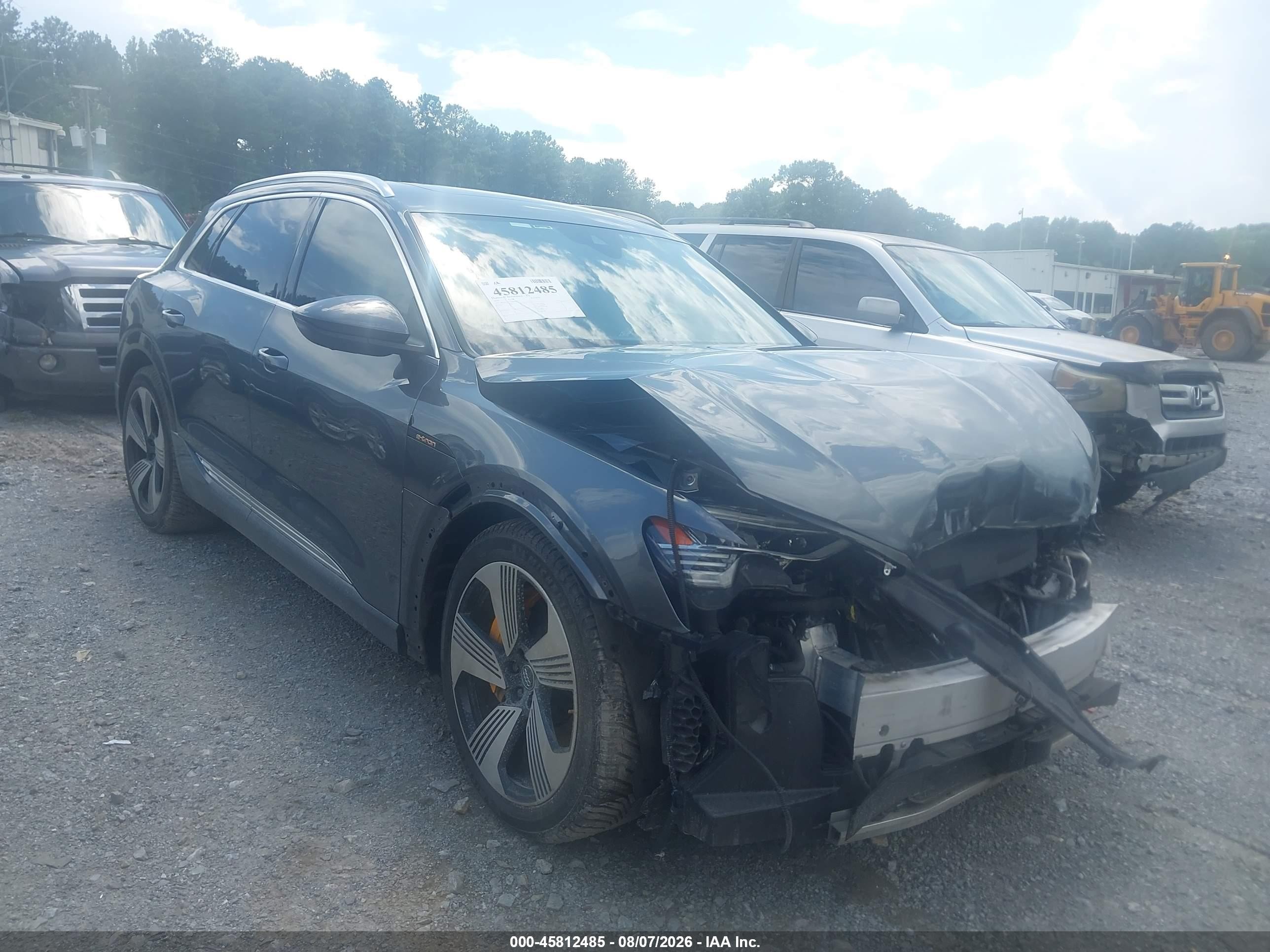 2019 Audi e-tron VIN WA1VAAGE9KB005824 — IAAI salvage auction photo