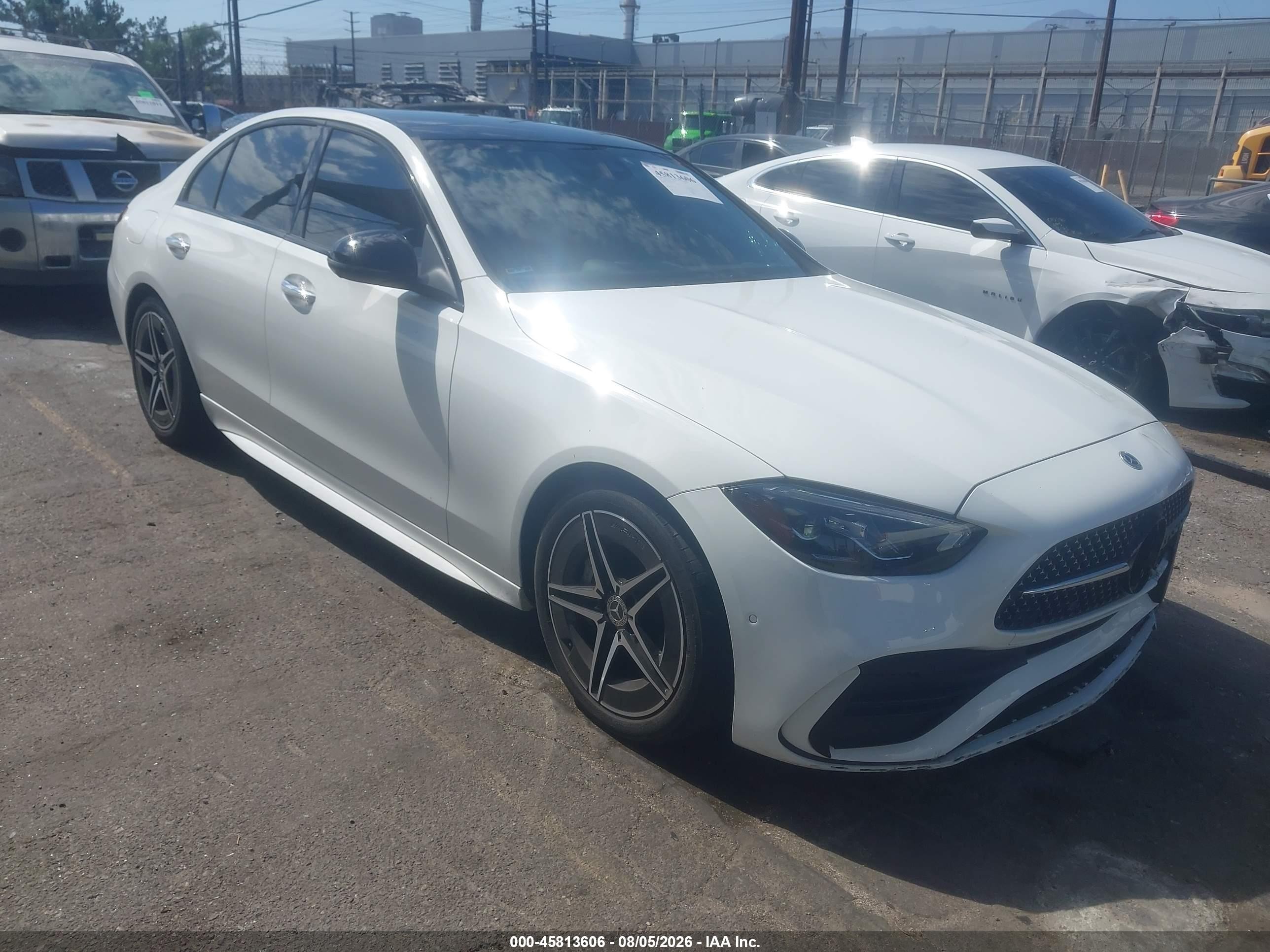 2023 Mercedes-Benz C-Class VIN W1KAF4HB3PR078512 — IAAI salvage auction photo