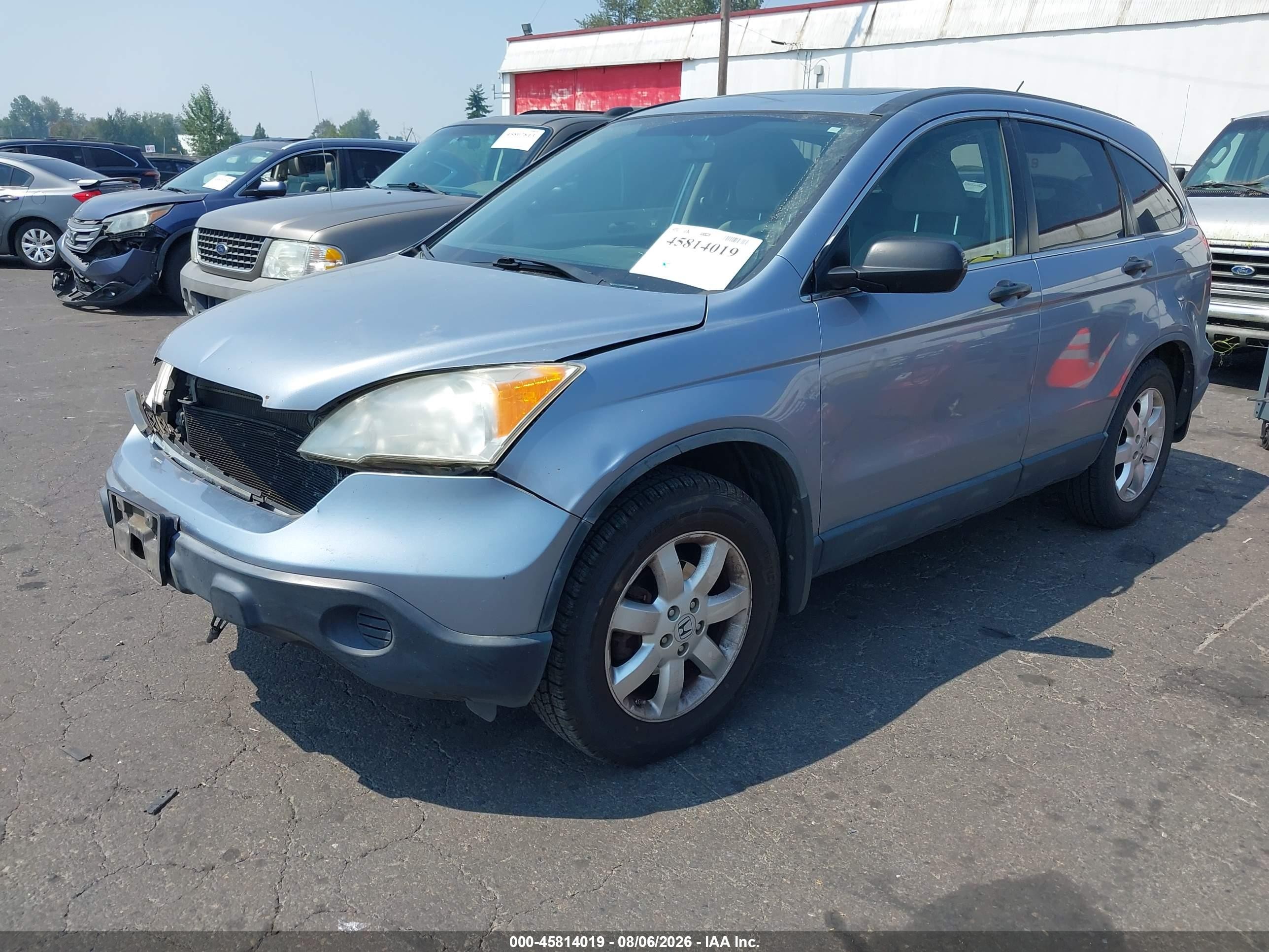 2008 Honda Cr-v VIN JHLRE48568C057249 IAAI salvage auction — Front End, Salvage (Oregon), sold $1,700 on 2026-10-11 (photo 2)