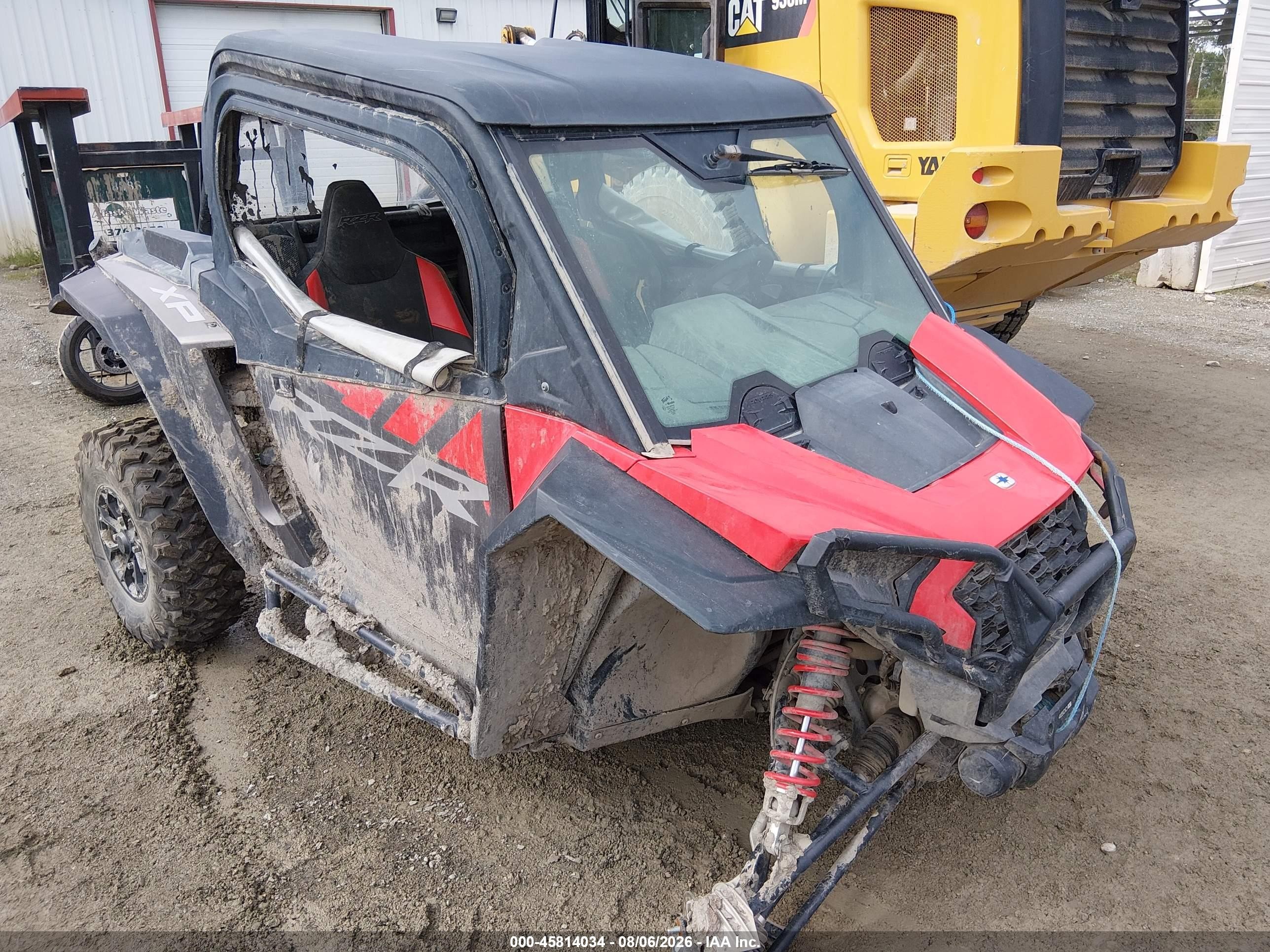 2024 Polaris Rzr VIN 3NSNEF993RF294762 IAAI salvage auction — Front End, Registration Card (Alaska), sold $3,650 on 2026-09-30 (photo 1)