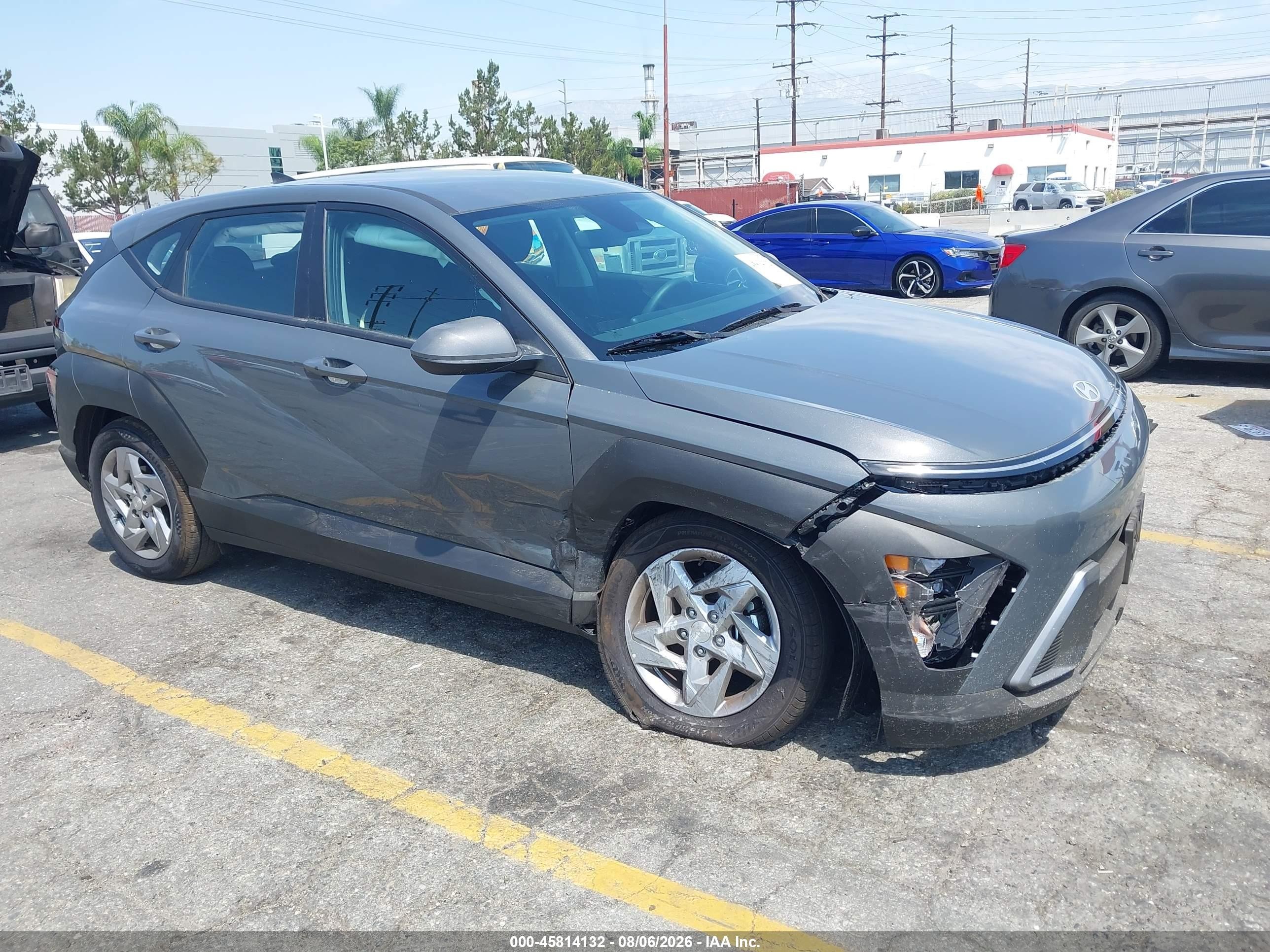 2026 Hyundai Kona VIN KM8HA3AB8TU479794 IAAI salvage auction — Unknown, Salvage (California), sold $6,200 on 2026-09-13 (photo 1)