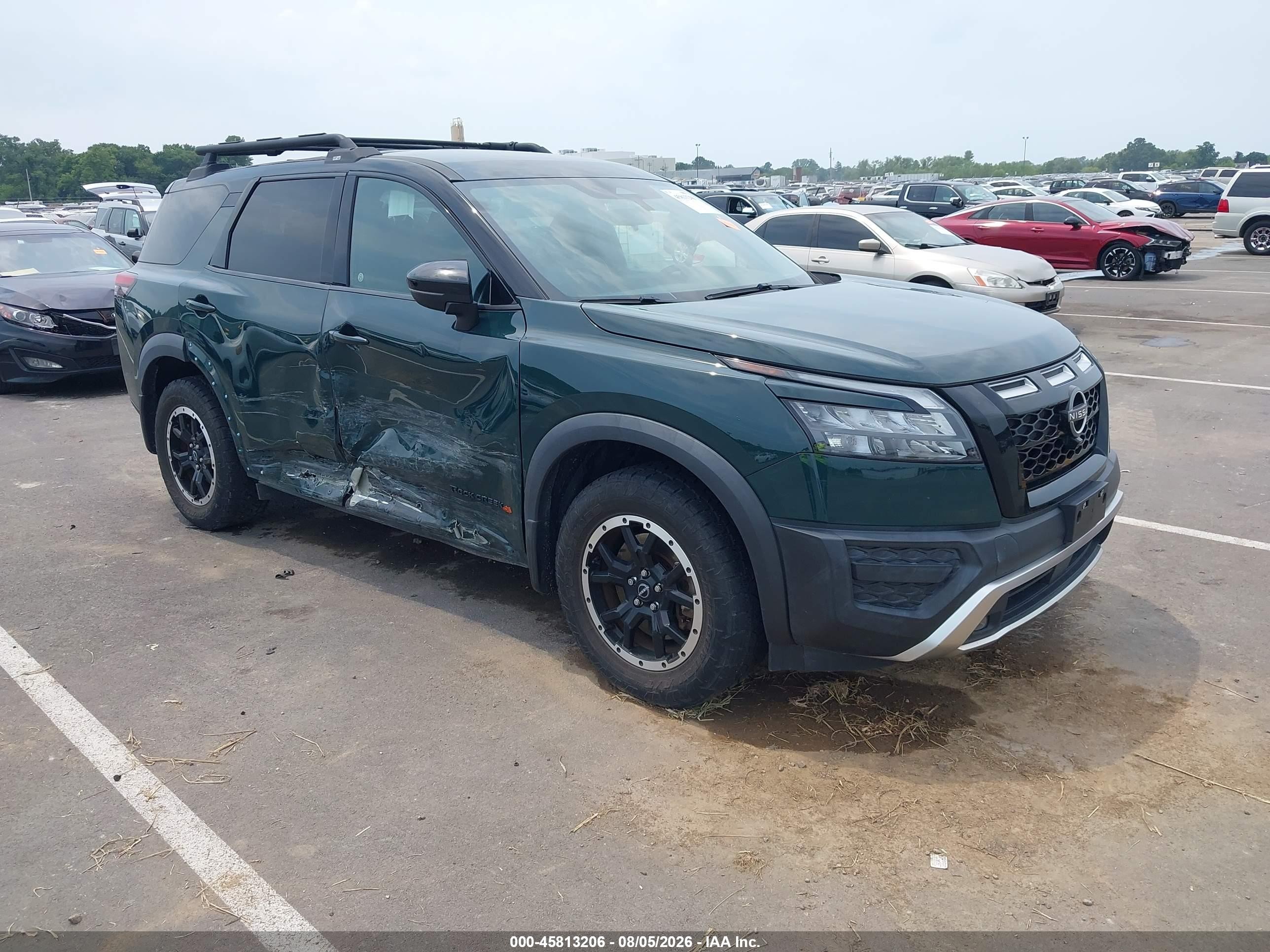 2023 Nissan Pathfinder VIN 5N1DR3BD2PC275561 IAAI salvage auction — Side, Salvage (Missouri), sold $8,400 on 2026-09-25 (photo 1)