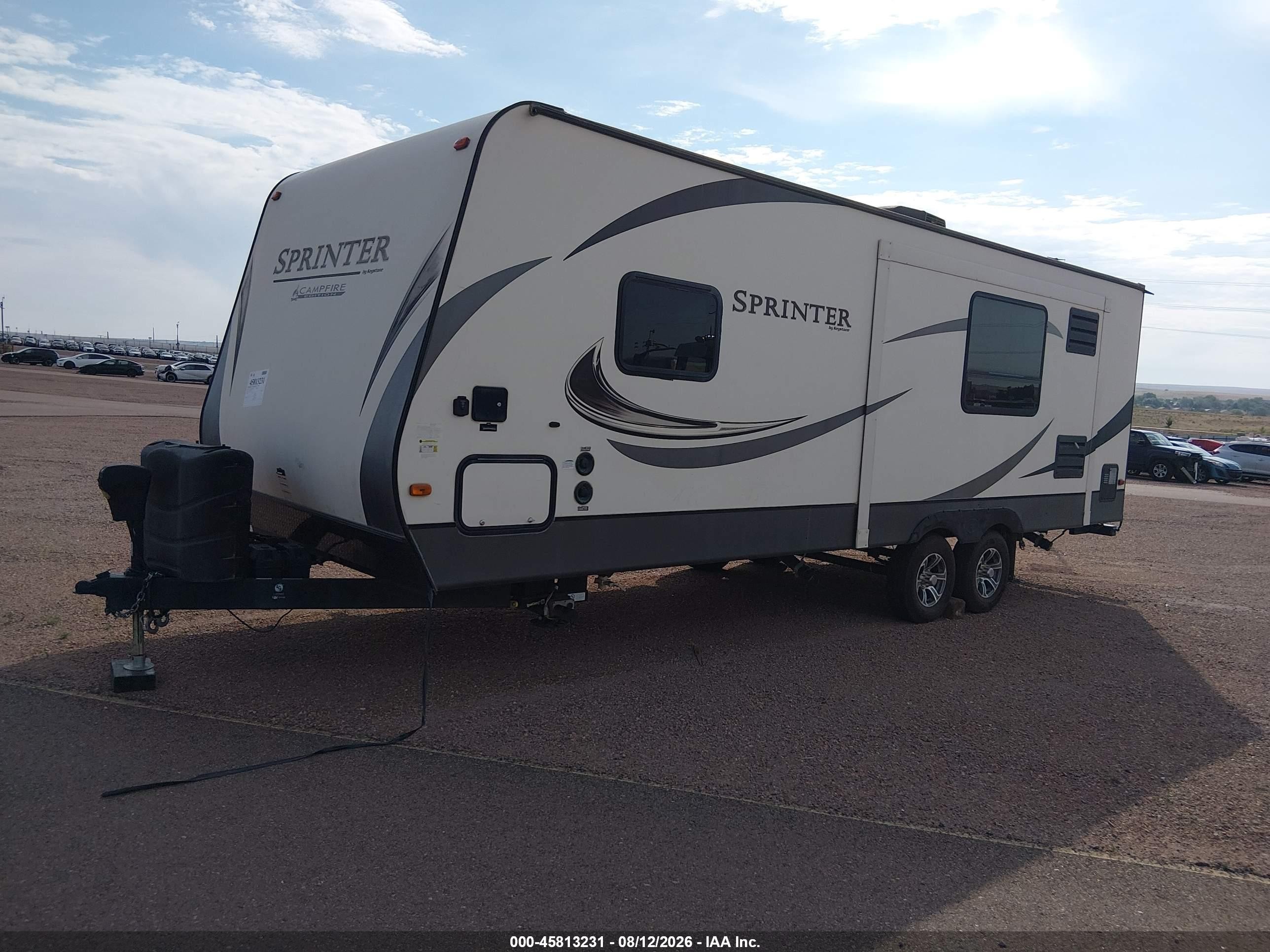 2017 Keystone Sprinter Other VIN 4YDT25R26H1533272 IAAI salvage auction — Unknown, Salvage (Colorado), sold $3,700 on 2026-10-18 (photo 2)