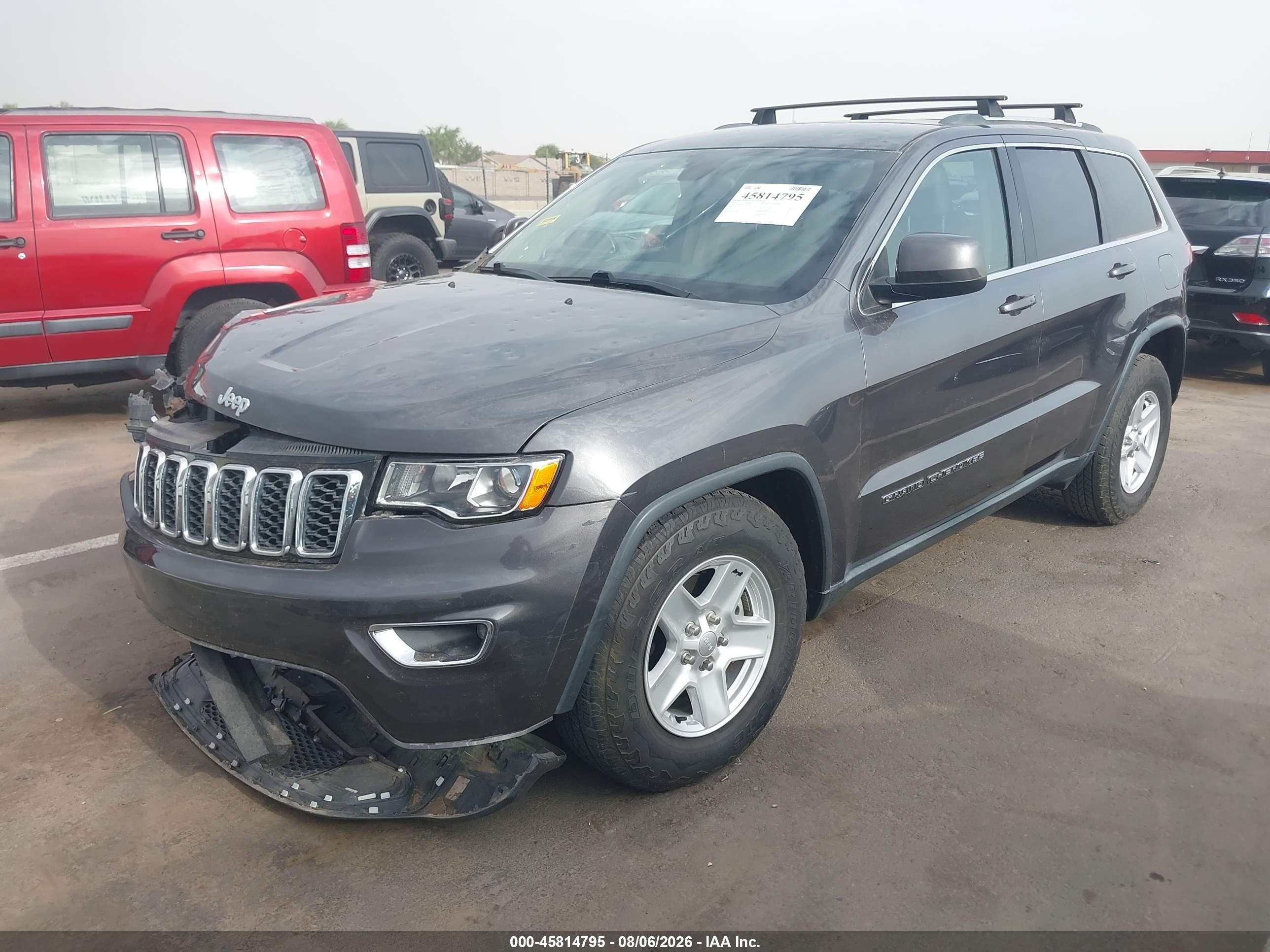 2017 Jeep Grand cherokee VIN 1C4RJEAG1HC634229 IAAI salvage auction — Unknown, Salvage (Arizona), sold $3,250 on 2026-09-05 (photo 2)