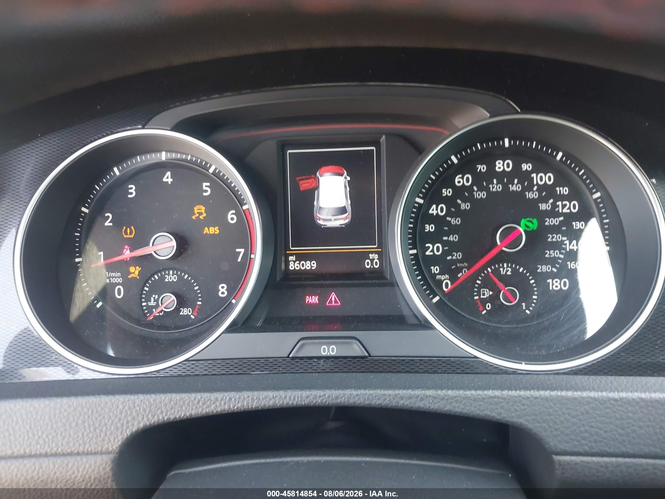 2016 Volkswagen Golf gti VIN 3VW4T7AUXGM010932 IAAI salvage auction — Transmission Damage, Salvage (California), sold $2,950 on 2026-09-08 (photo 7)