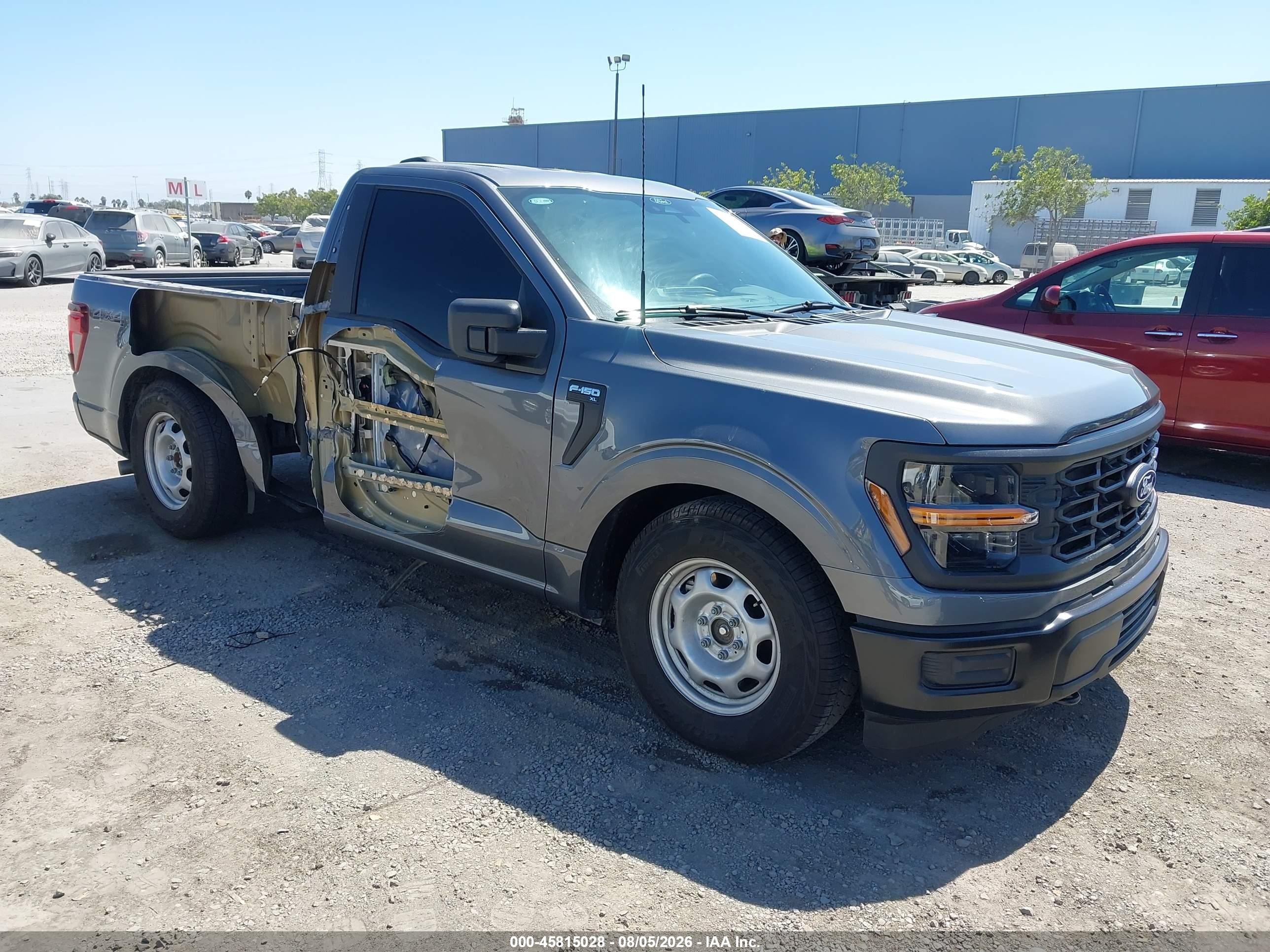 2026 Ford F-150 VIN 1FTMF1L5XTKD51147 IAAI salvage auction — Side, Salvage (California), sold $24,900 on 2026-09-11 (photo 1)