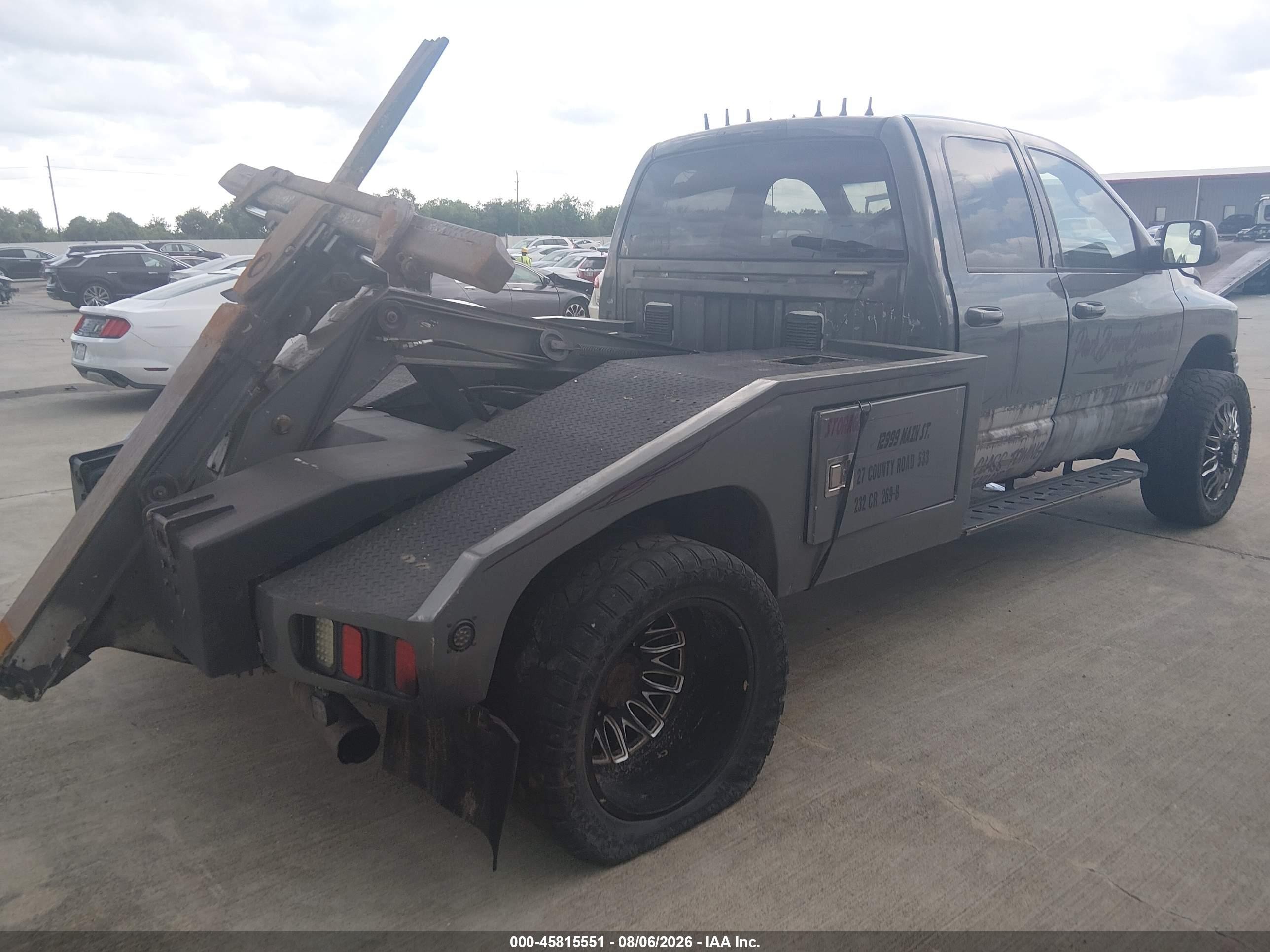 2008 Dodge Ram 4500 VIN 3D6WC68A68G179924 IAAI salvage auction — Water/Flood, Salvage (Texas), sold $7,950 on 2026-09-09 (photo 3)