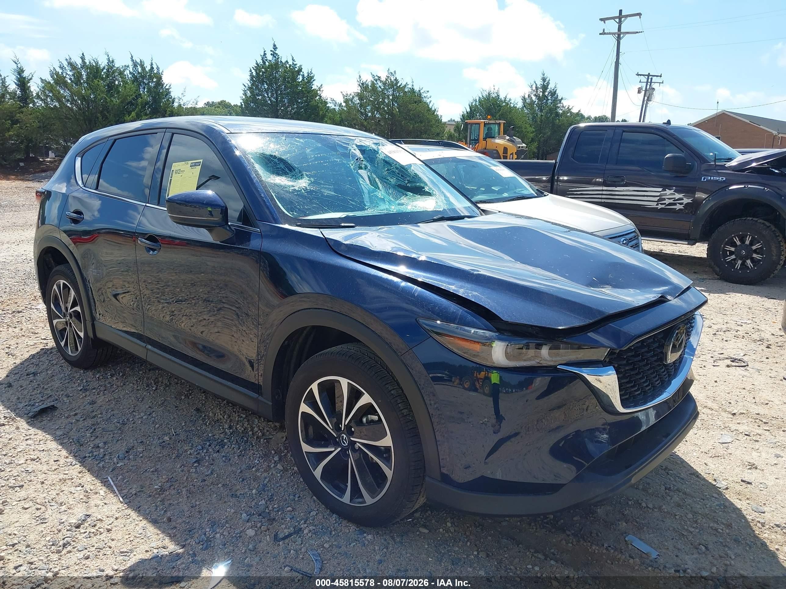 2022 Mazda CX-5 VIN JM3KFBDM6N1625298 — IAAI salvage auction photo