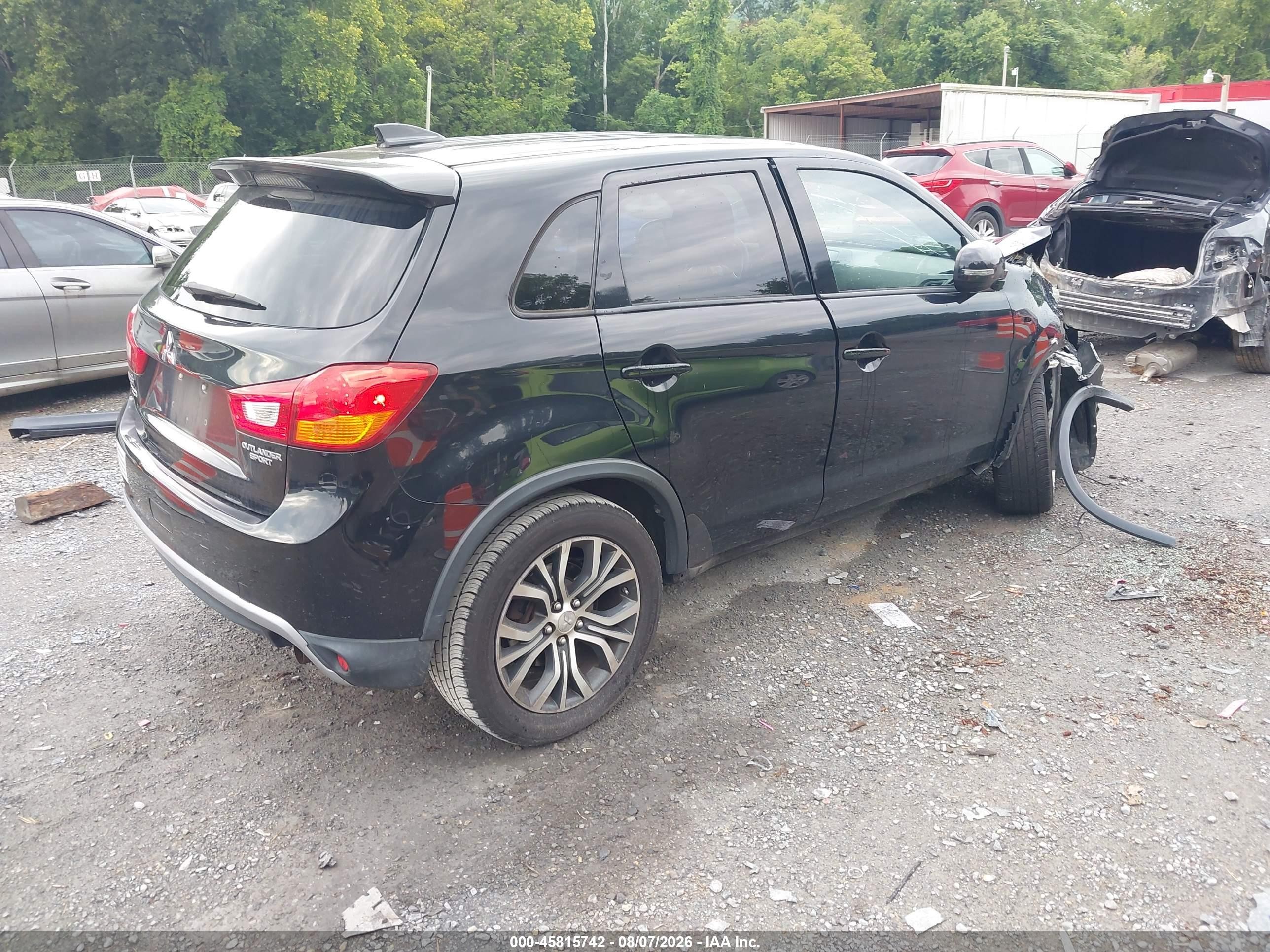2017 Mitsubishi Outlander Sport VIN JA4AP3AU0HZ045329 IAAI salvage auction — Front End, Clear (Virginia), sold $925 on 2026-09-13 (photo 4)