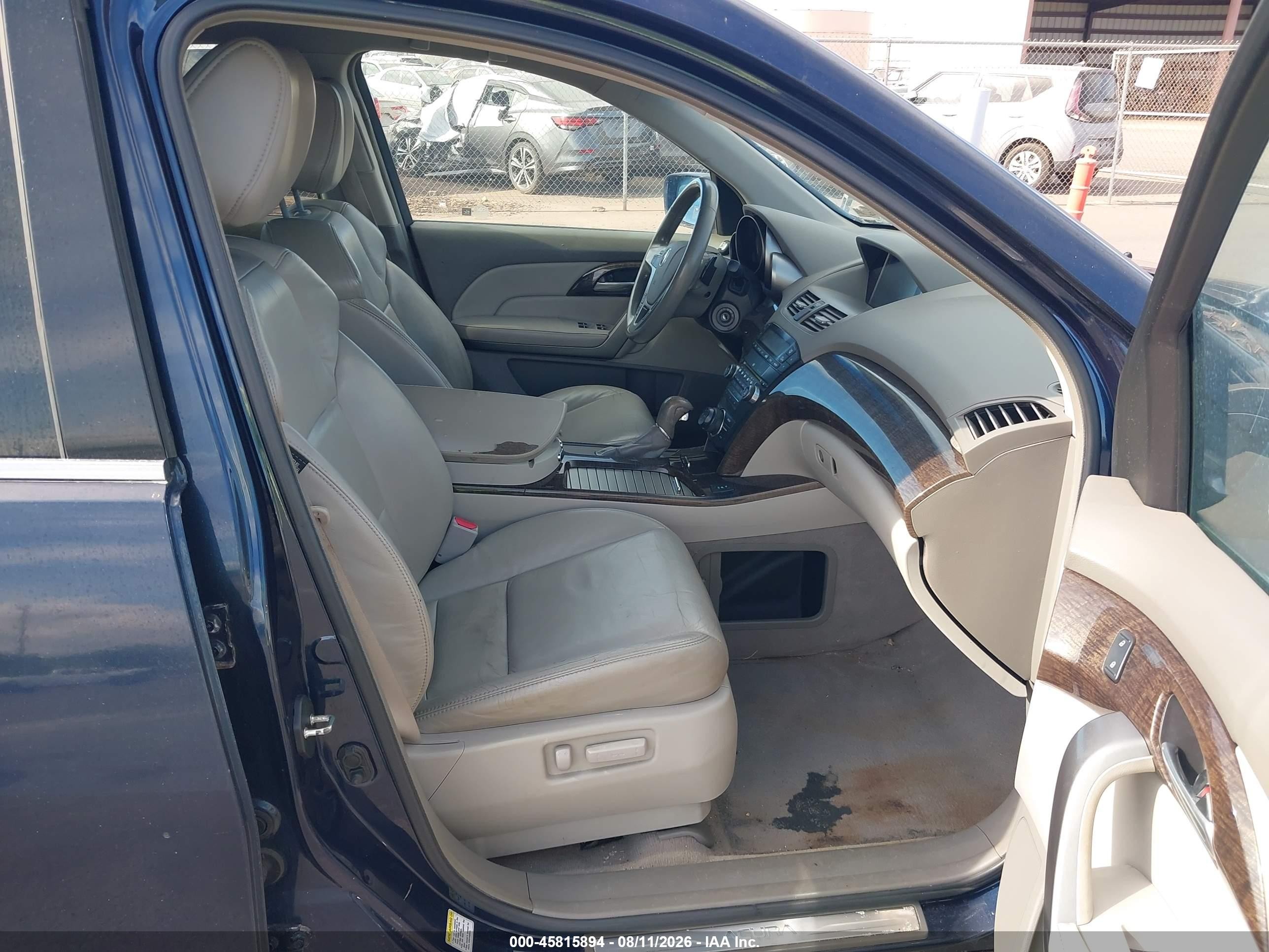 2013 Acura Mdx VIN 2HNYD2H39DH513633 IAAI salvage auction — Normal Wear, Clear (Hawaii), sold $225 on 2026-09-10 (photo 5)
