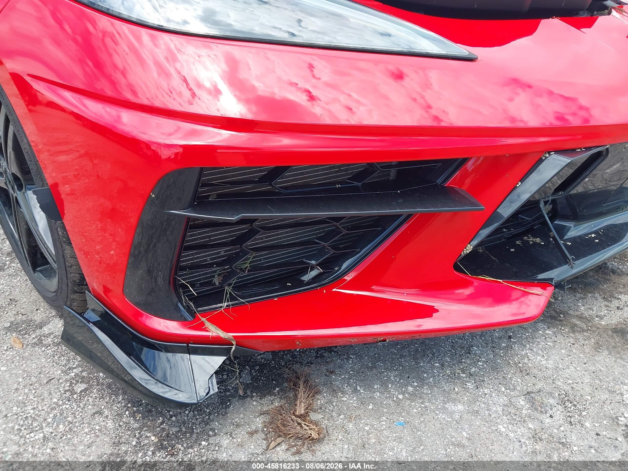 2026 Chevrolet Corvette VIN 1G1YA3D49T5109748 IAAI salvage auction — Water/Flood, Certificate Of Destruction (Florida), sold $30,500 on 2026-09-11 (photo 6)