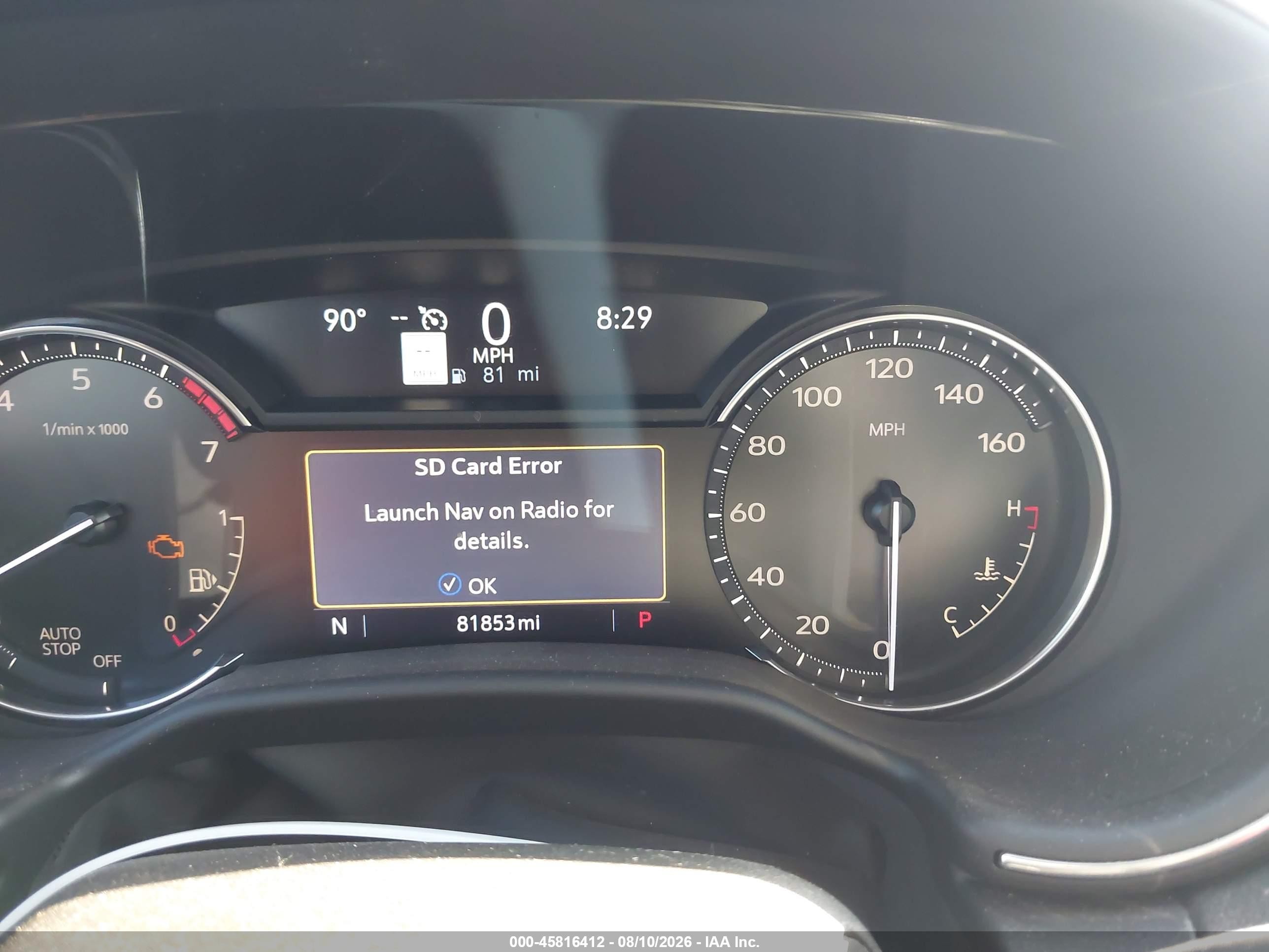 2021 Cadillac Ct5 VIN 1G6DW5RK9M0145872 IAAI salvage auction — Front End, Salvage (Texas), sold $3,350 on 2026-10-07 (photo 7)