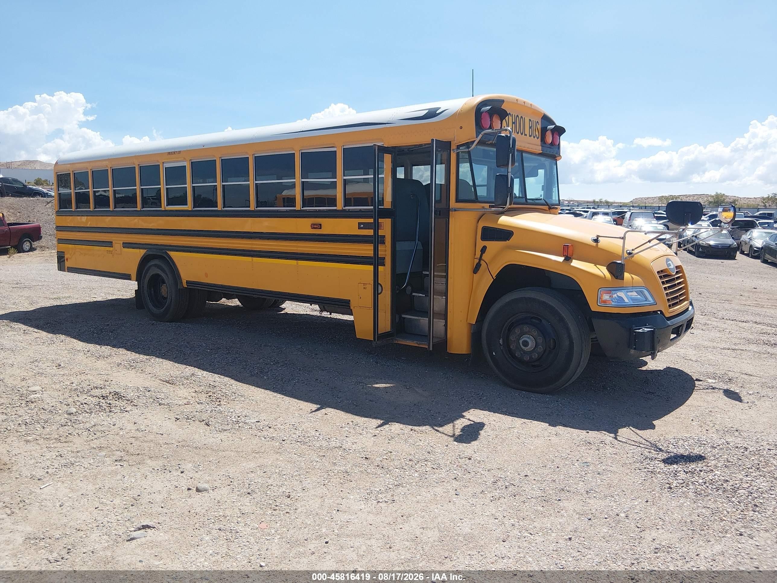 2016 Blue Bird School Bus / Transit Bus VIN 1BAKFCPA4GF320818 — IAAI salvage auction photo