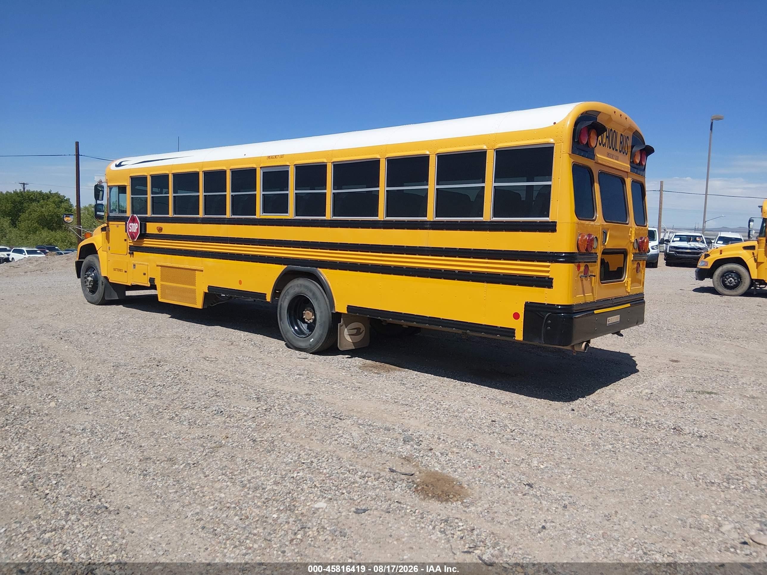 2016 Blue Bird School Bus / Transit Bus VIN 1BAKFCPA4GF320818 IAAI salvage auction — Normal Wear, SF97 (New Mexico), sold $11,100 on 2026-09-16 (photo 3)