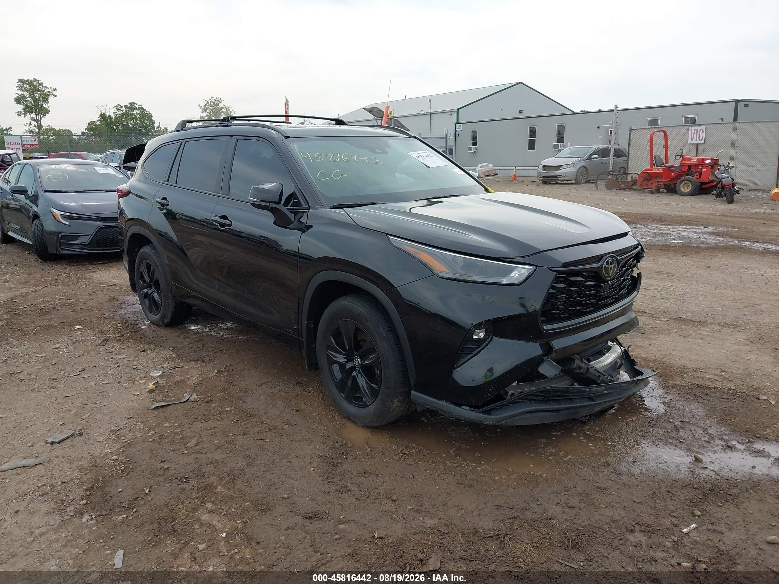 2025 Toyota Highlander Hybrid VIN 5TDKBRCH2SS677690 IAAI salvage auction — Front End, Salvage (Ohio), sold $20,100 on 2026-09-25 (photo 1)