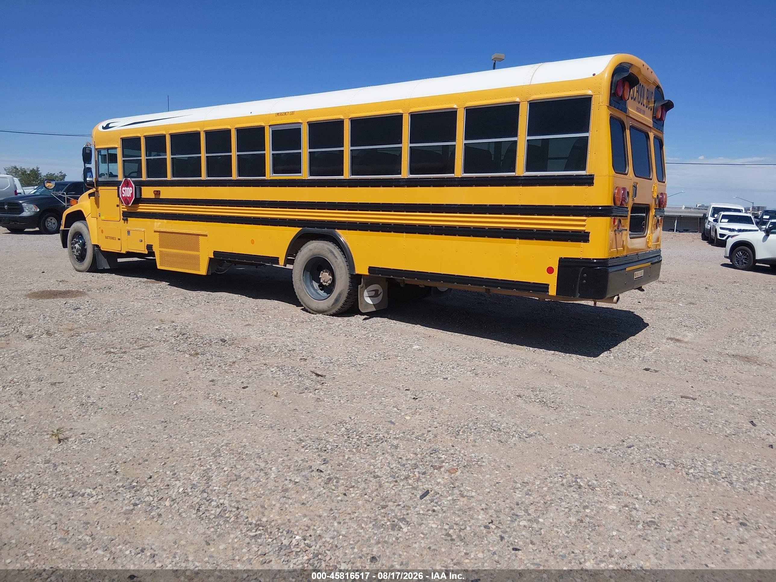 2016 Blue Bird School Bus / Transit Bus VIN 1BAKFCPA6GF320819 IAAI salvage auction — Rear End, SF97 (New Mexico), sold $11,500 on 2026-09-16 (photo 3)