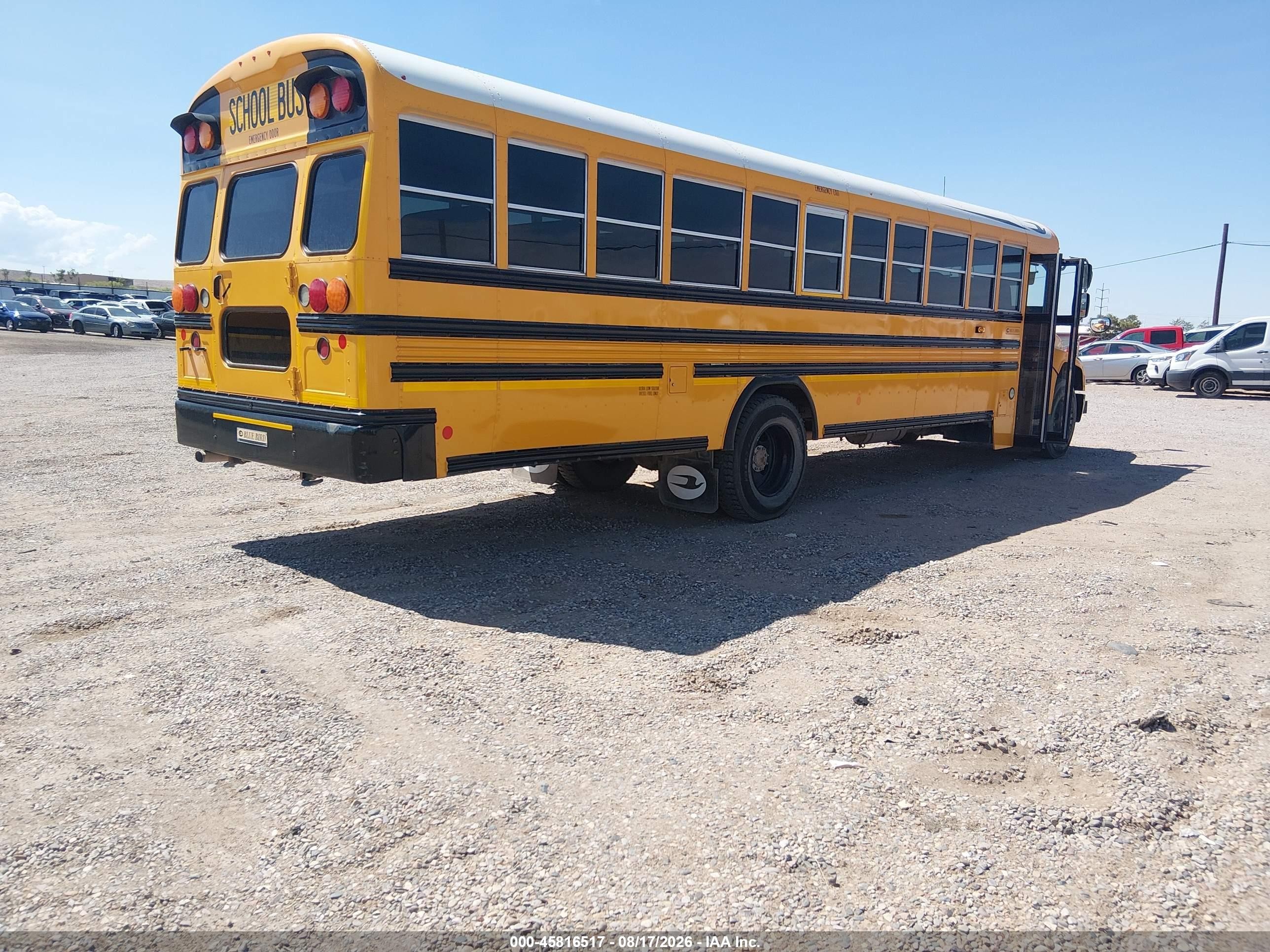 2016 Blue Bird School Bus / Transit Bus VIN 1BAKFCPA6GF320819 IAAI salvage auction — Rear End, SF97 (New Mexico), sold $11,500 on 2026-09-16 (photo 4)