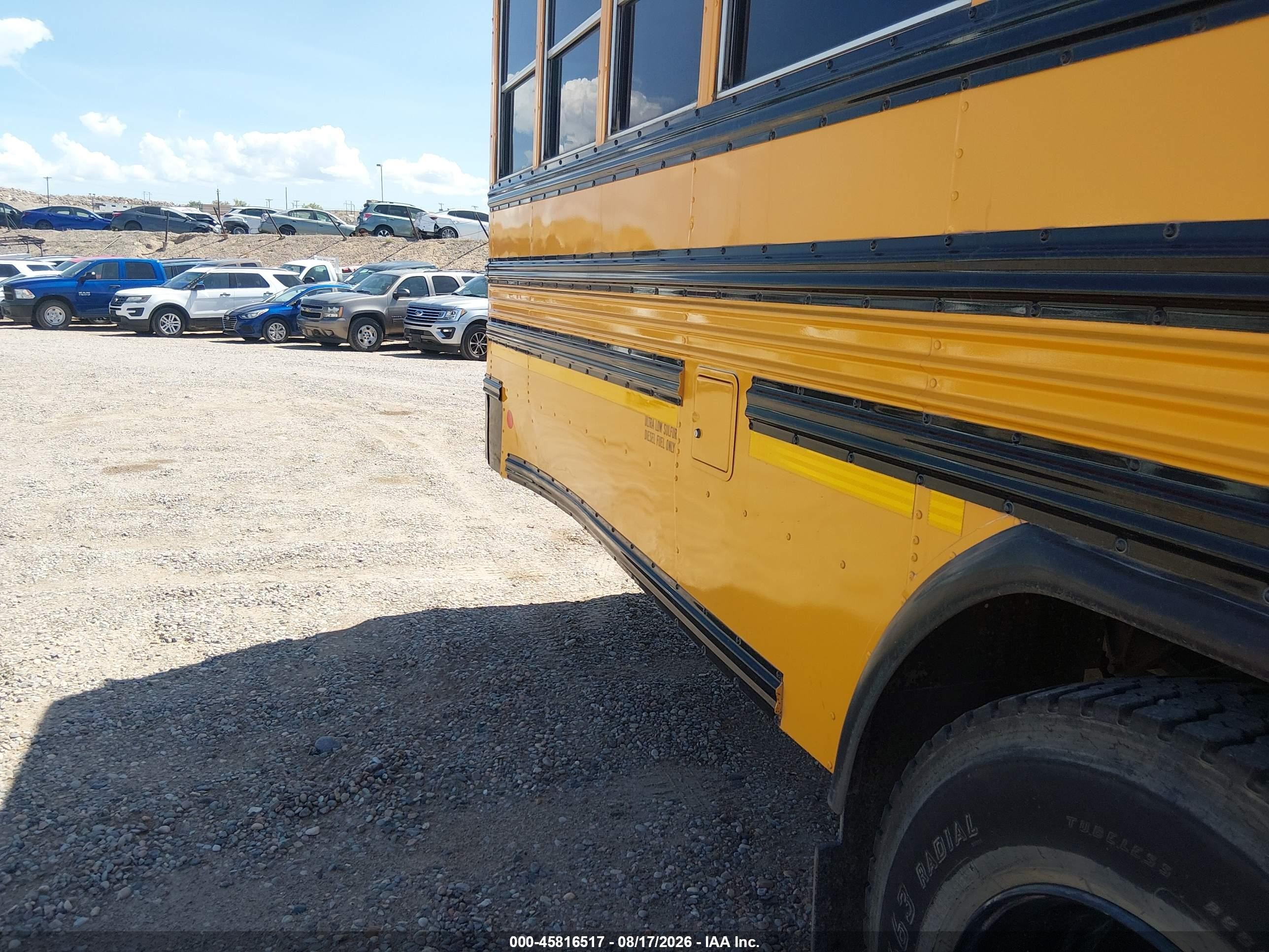 2016 Blue Bird School Bus / Transit Bus VIN 1BAKFCPA6GF320819 IAAI salvage auction — Rear End, SF97 (New Mexico), sold $11,500 on 2026-09-16 (photo 6)