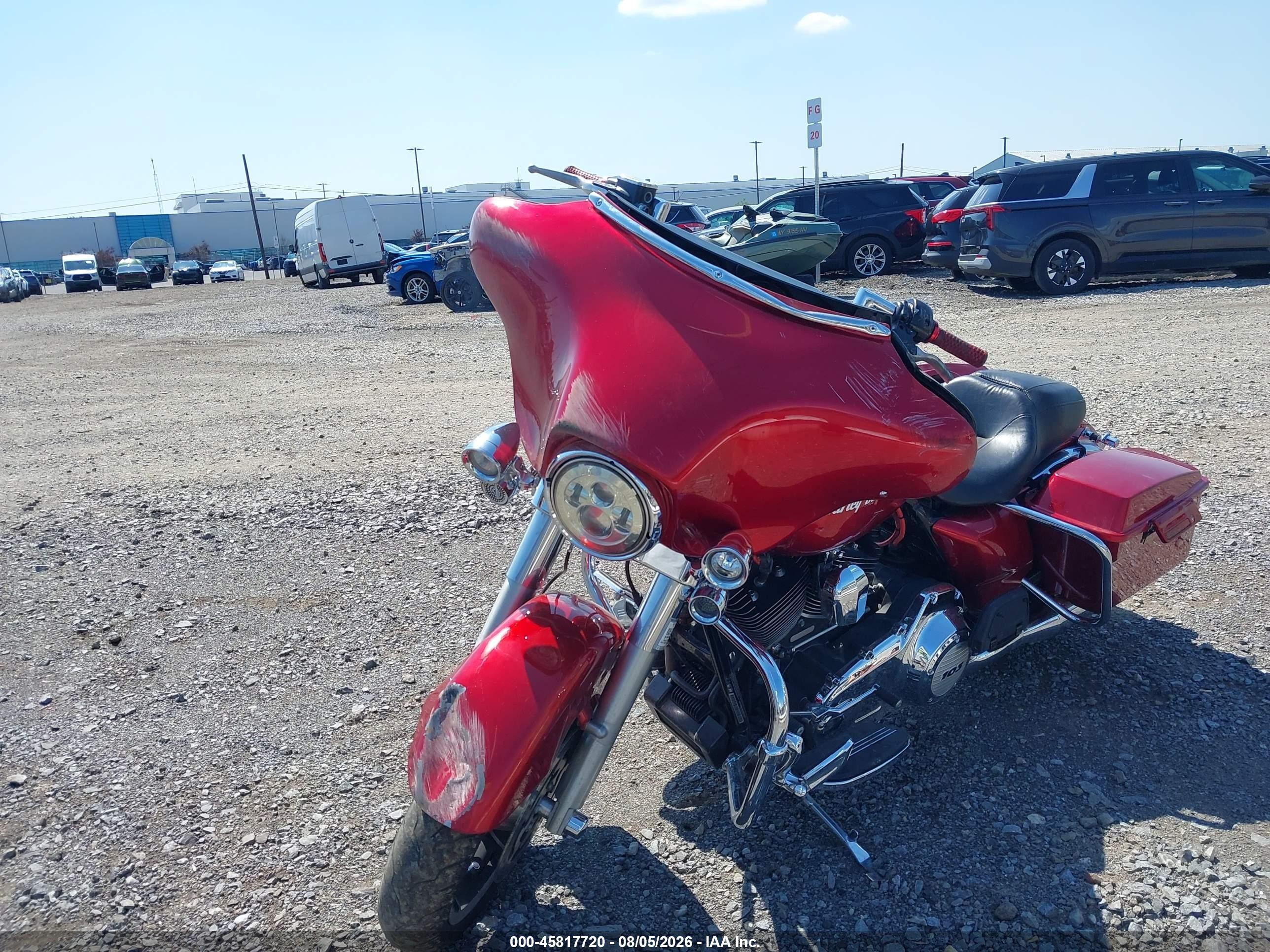 2012 Harley-davidson Street glide VIN 1HD1KBM19CB693400 IAAI salvage auction — Front End, Mv-907A (New York), sold $1,850 on 2026-09-09 (photo 2)