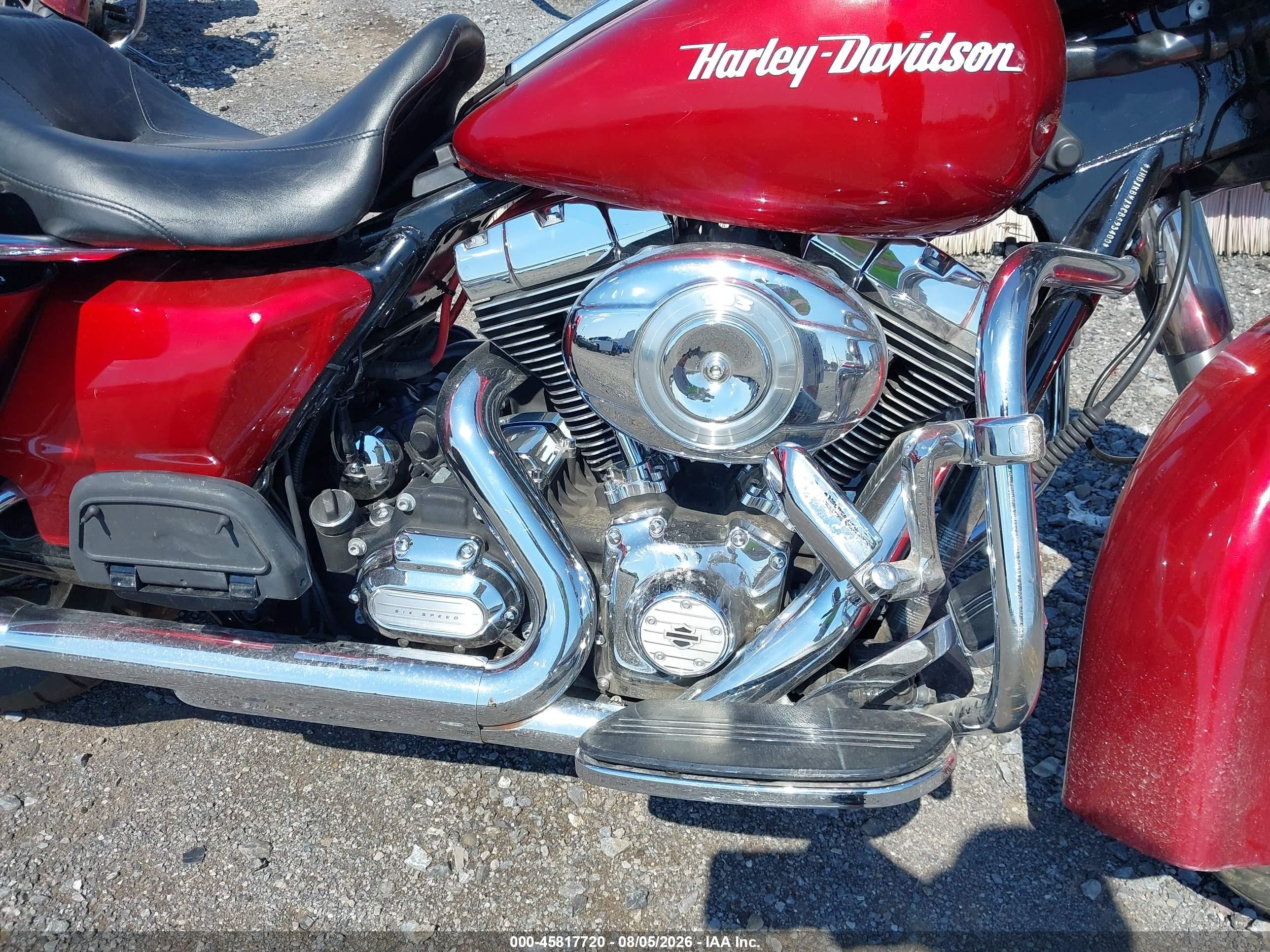 2012 Harley-davidson Street glide VIN 1HD1KBM19CB693400 IAAI salvage auction — Front End, Mv-907A (New York), sold $1,850 on 2026-09-09 (photo 8)