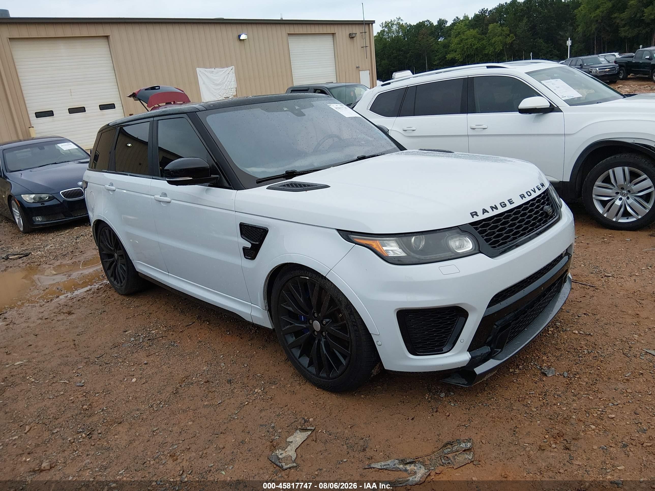 2017 Land Rover Range Rover Sport VIN SALWZ2FE8HA165145 — IAAI salvage auction photo