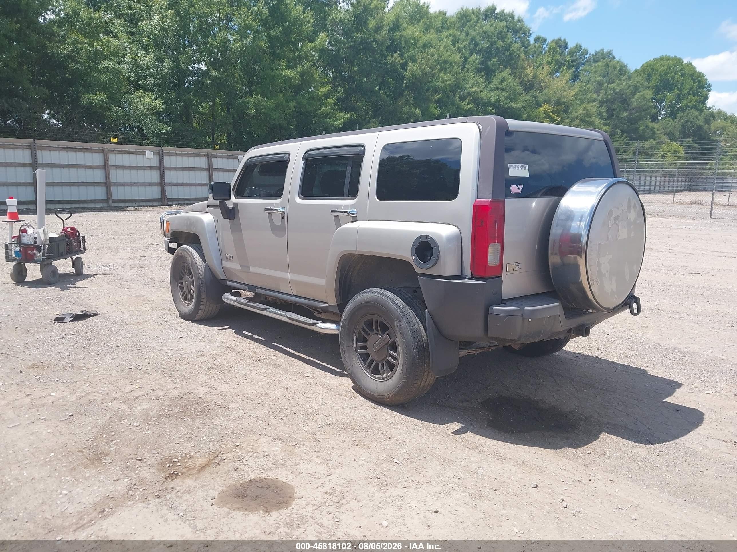 2006 Hummer H3 VIN 5GTDN136268250576 IAAI salvage auction — Normal Wear, Clear (Tennessee), sold $300 on 2026-09-02 (photo 3)