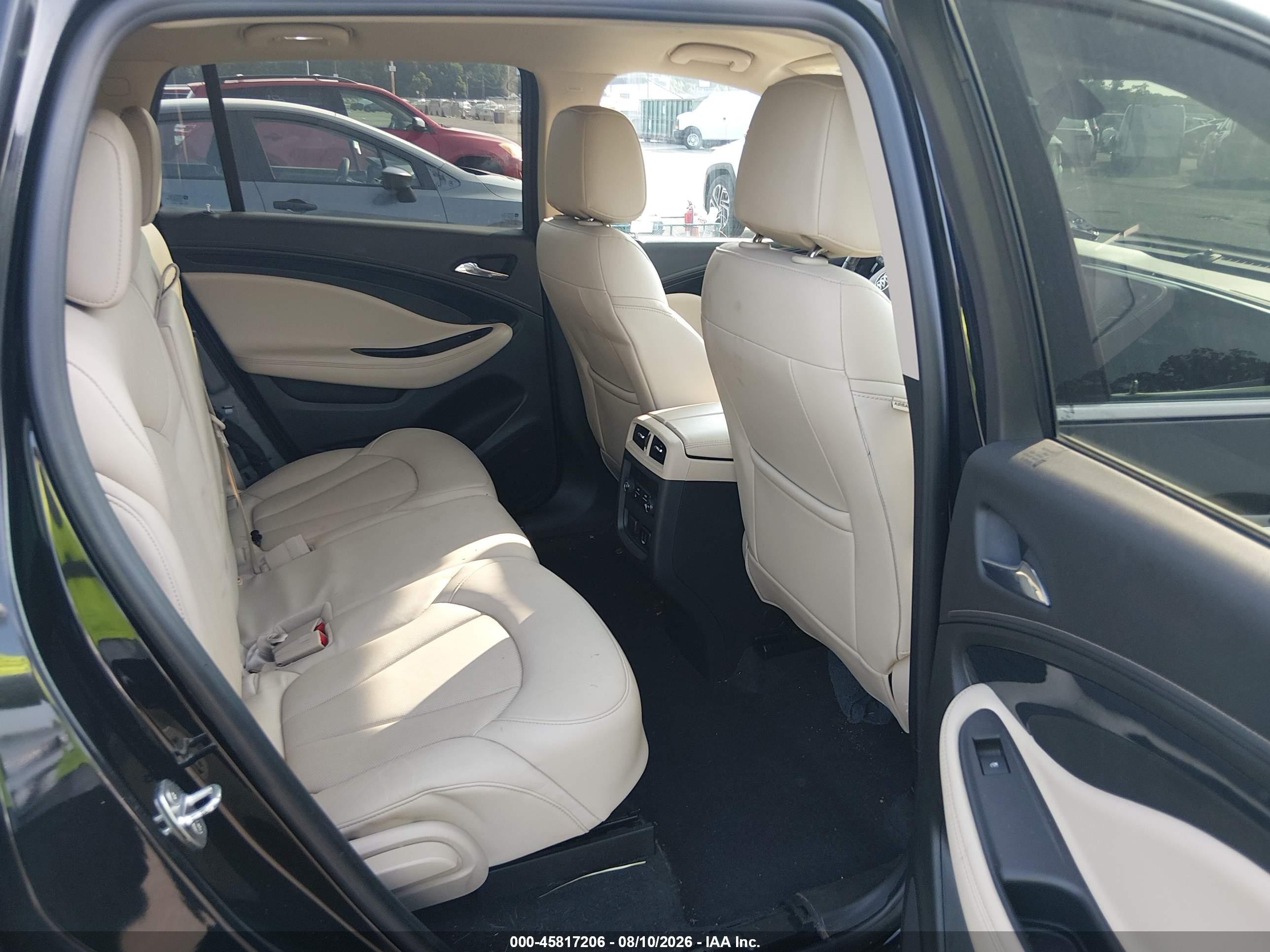 2017 Buick Envision VIN LRBFXDSA7HD218569 IAAI salvage auction — Front & Rear, Salvage (New Jersey), sold $1,400 on 2026-09-14 (photo 8)