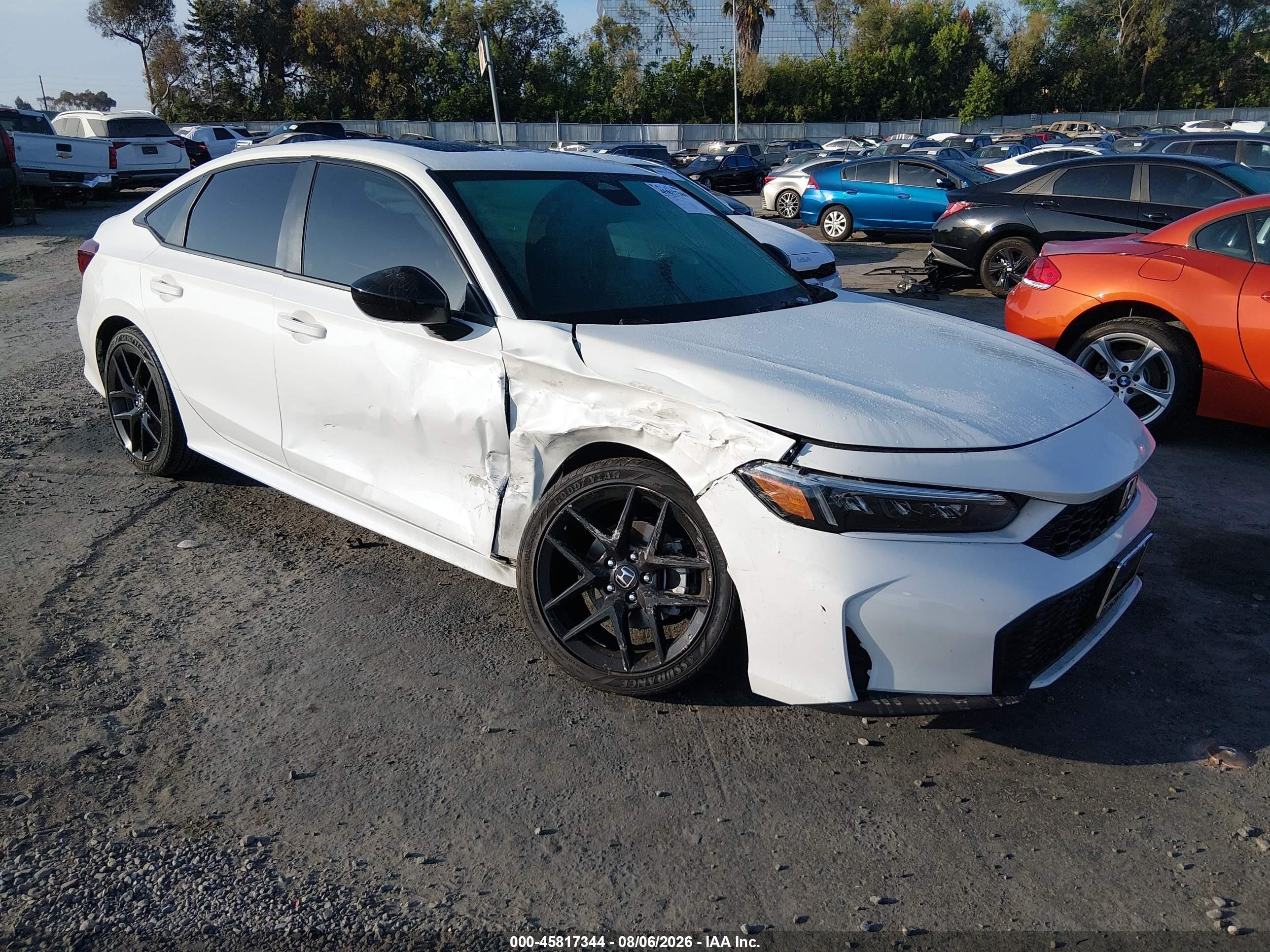 2026 Honda Civic Hybrid VIN 2HGFE4F86TH314804 — IAAI salvage auction photo