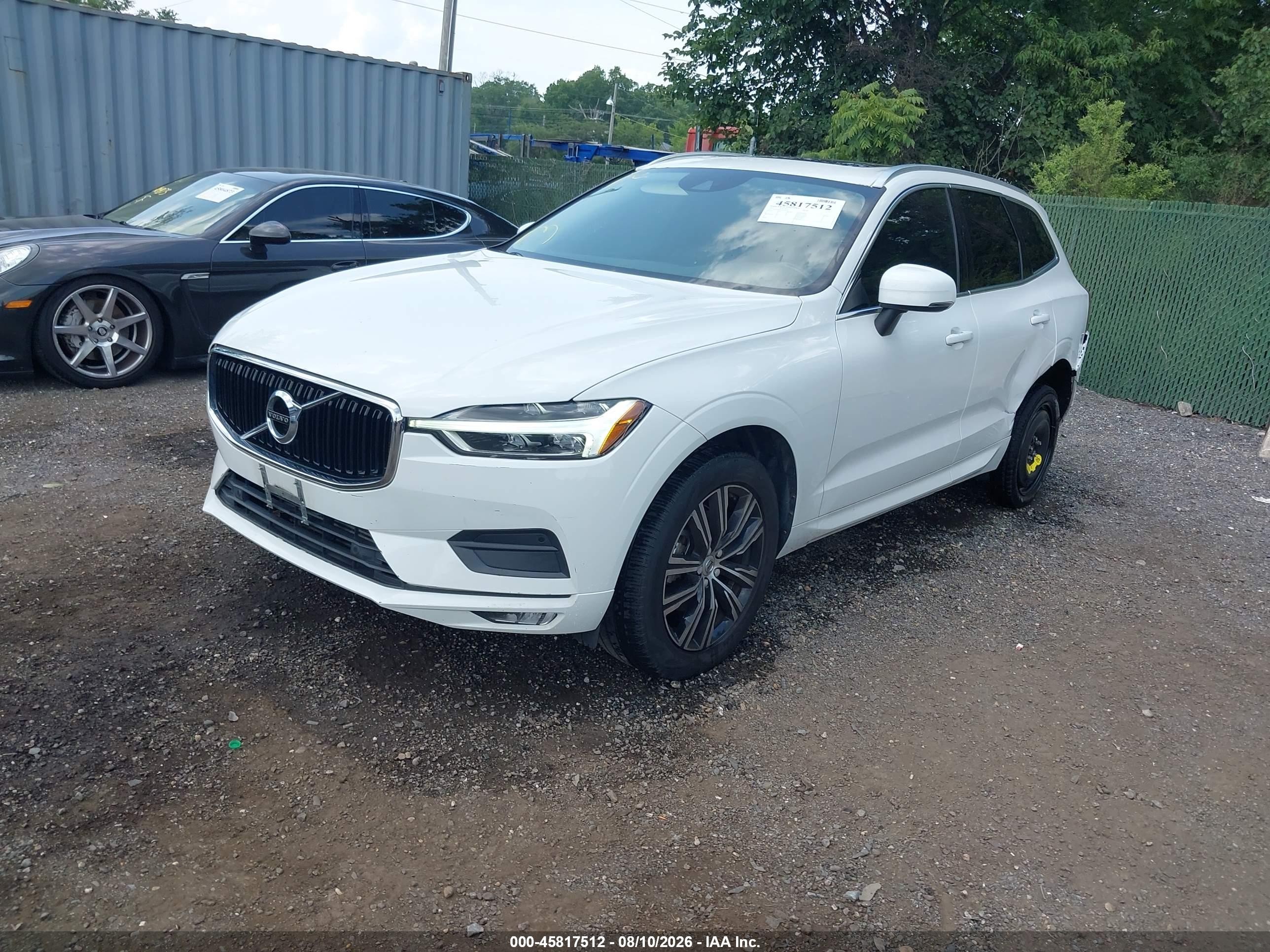 2021 Volvo XC60 VIN YV4102DK5M1753144 IAAI salvage auction — Rear End, Salvage - 75% Or Less (Maryland), sold $9,400 on 2026-09-12 (photo 2)