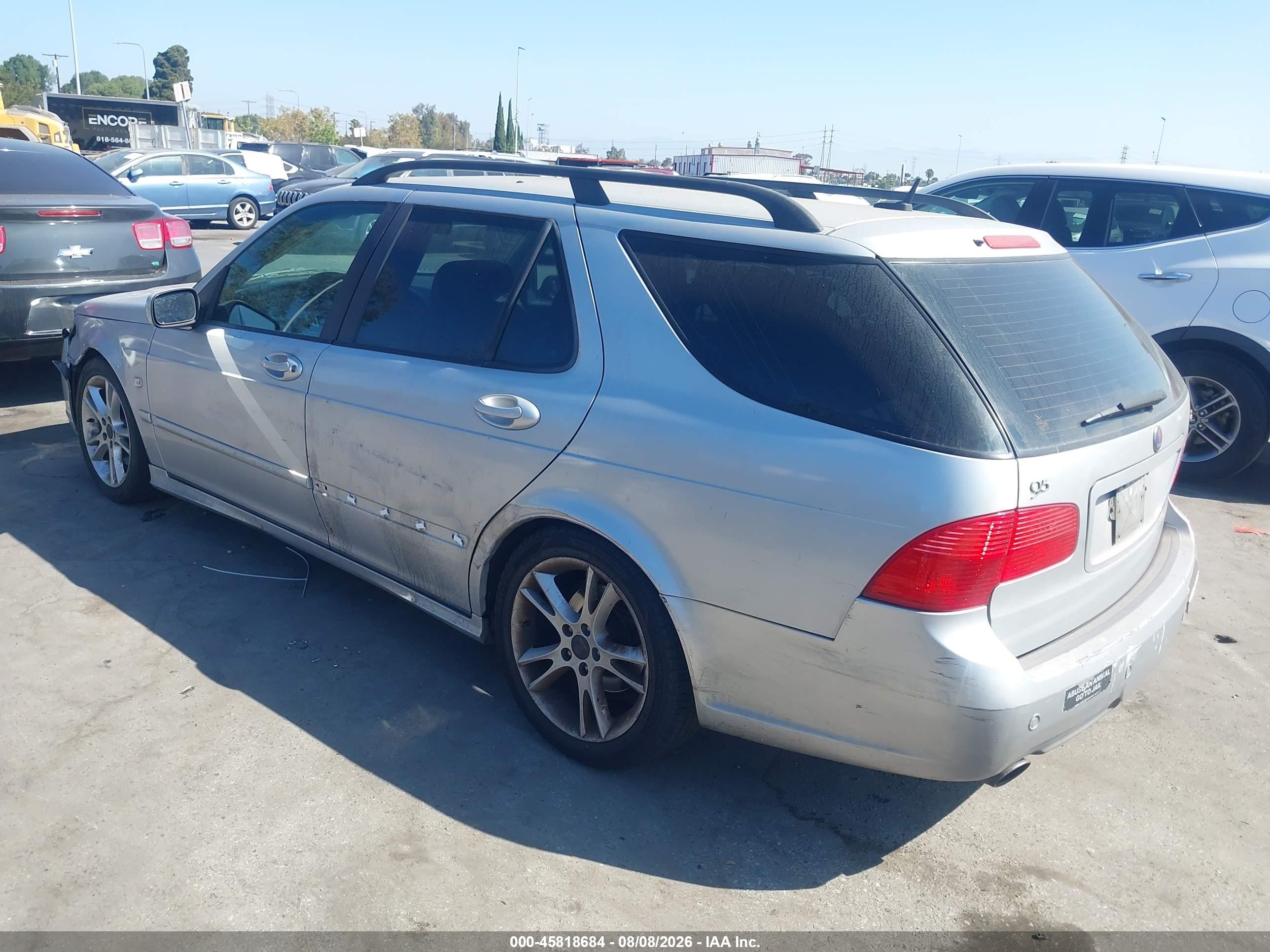 2006 Saab 9-5 VIN YS3EH59G063515477 IAAI salvage auction — Normal Wear, Salvage (California), sold $375 on 2026-09-03 (photo 3)