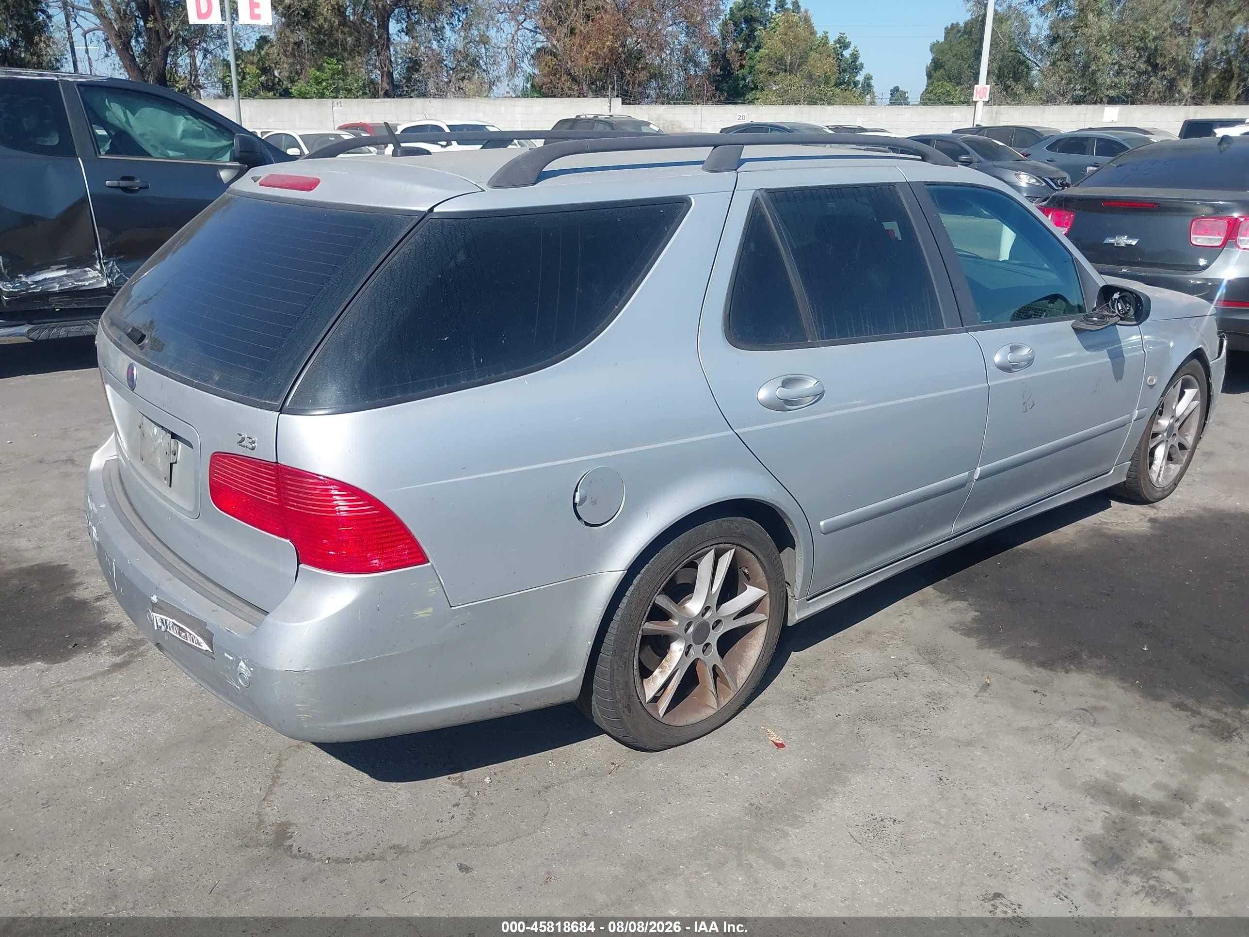 2006 Saab 9-5 VIN YS3EH59G063515477 IAAI salvage auction — Normal Wear, Salvage (California), sold $375 on 2026-09-03 (photo 4)