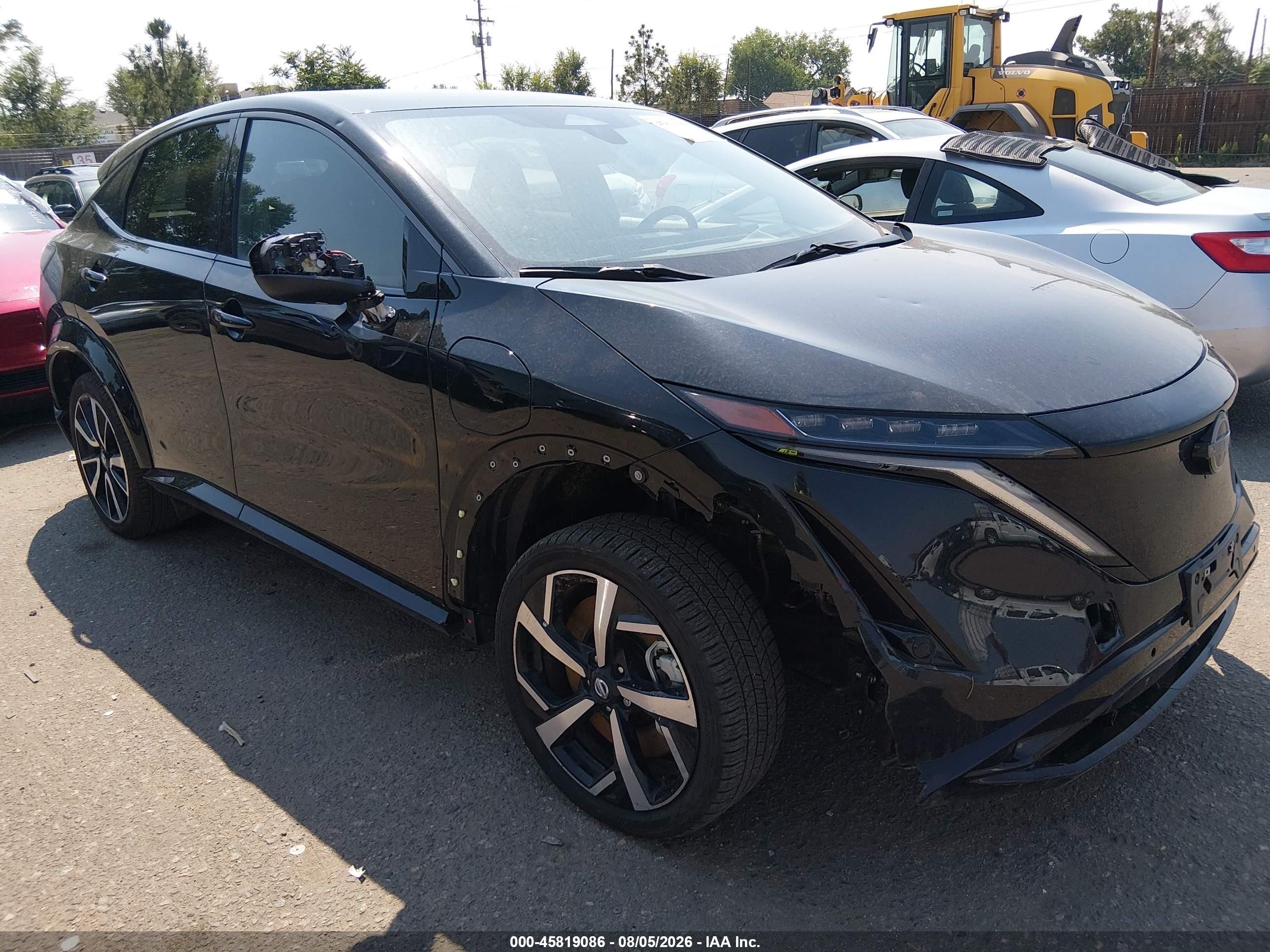 2025 Nissan Ariya VIN JN8DF0BF8SM763708 — IAAI salvage auction photo