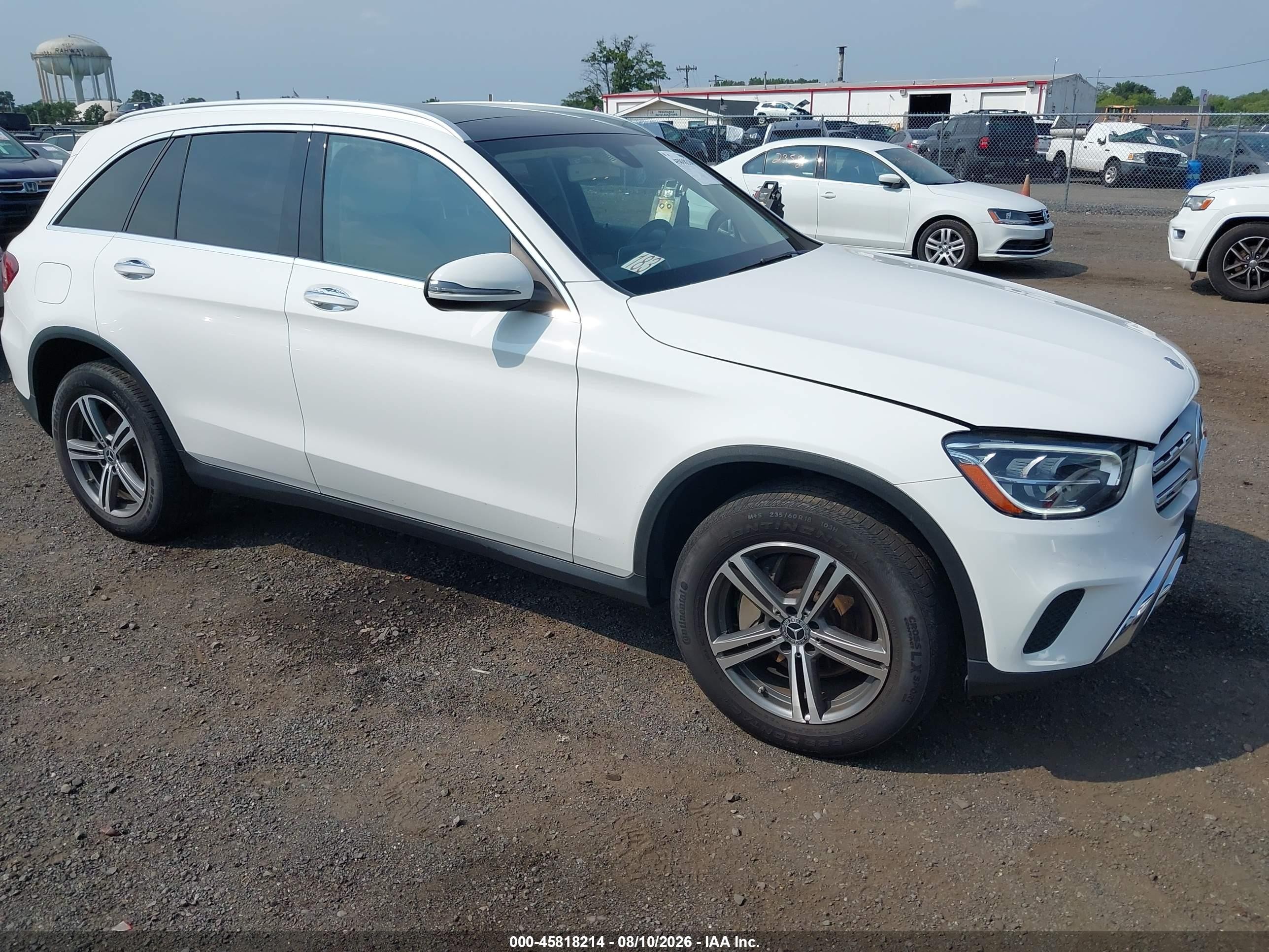 2020 Mercedes-Benz GLC-Class VIN W1N0G8EBXLF819645 — IAAI salvage auction photo