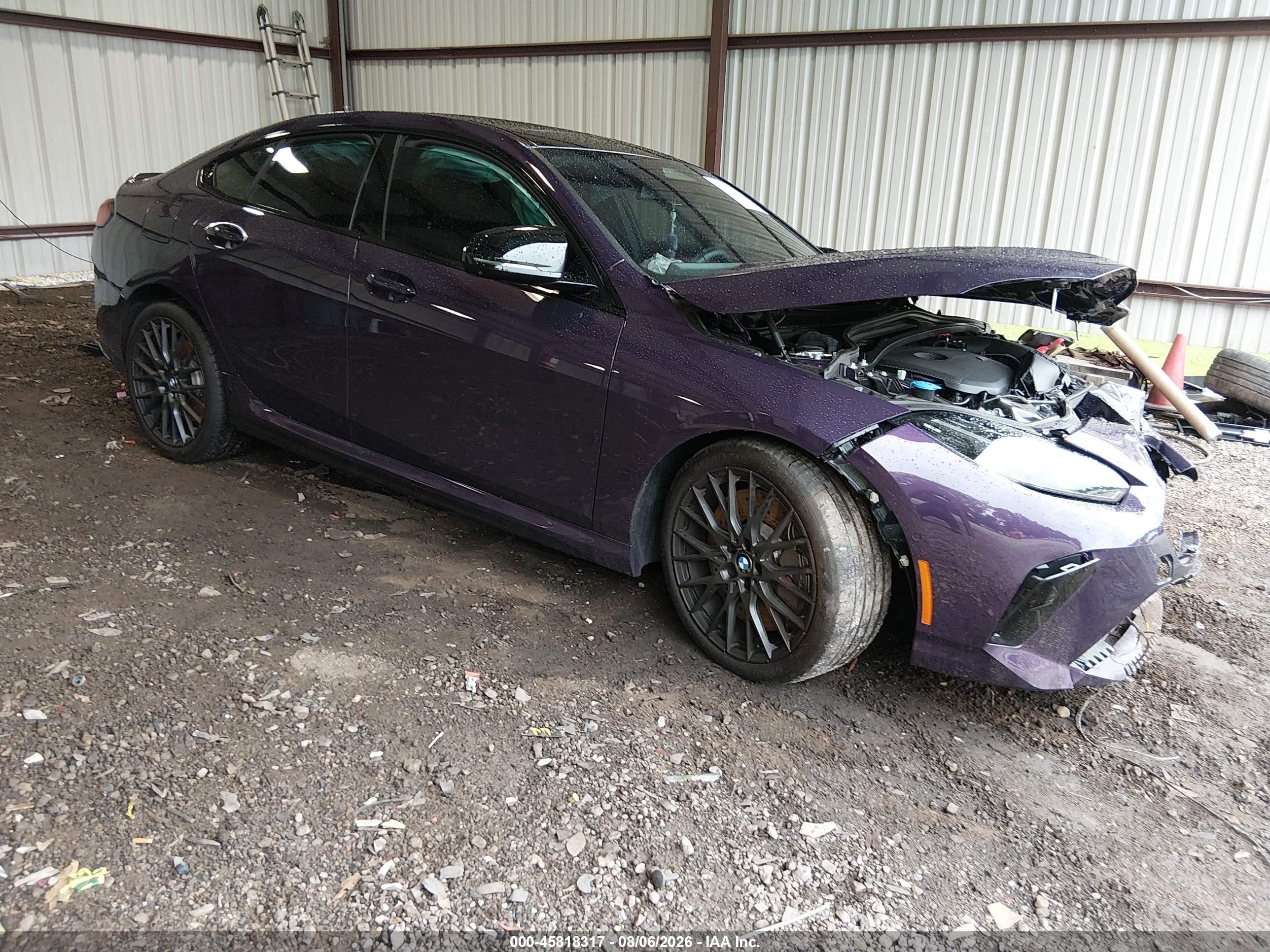 2025 BMW M235i VIN WBA33GG0XS7S20577 — IAAI salvage auction photo